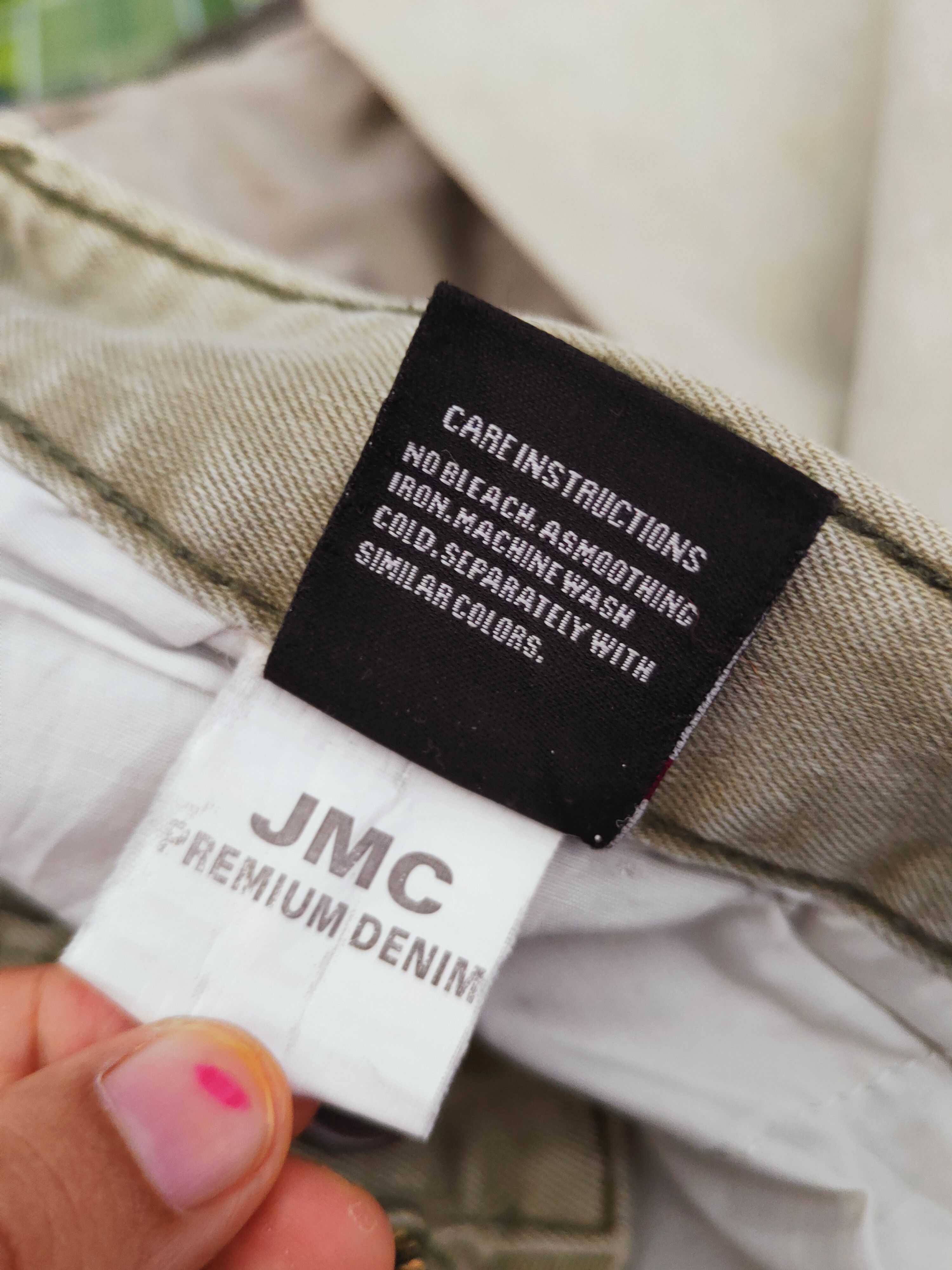 Japanese Brand Jean Mind Green Faded Multipocket Tactical Cargo Pants #W Size 32" / US 10 / IT 46 - 14 Thumbnail