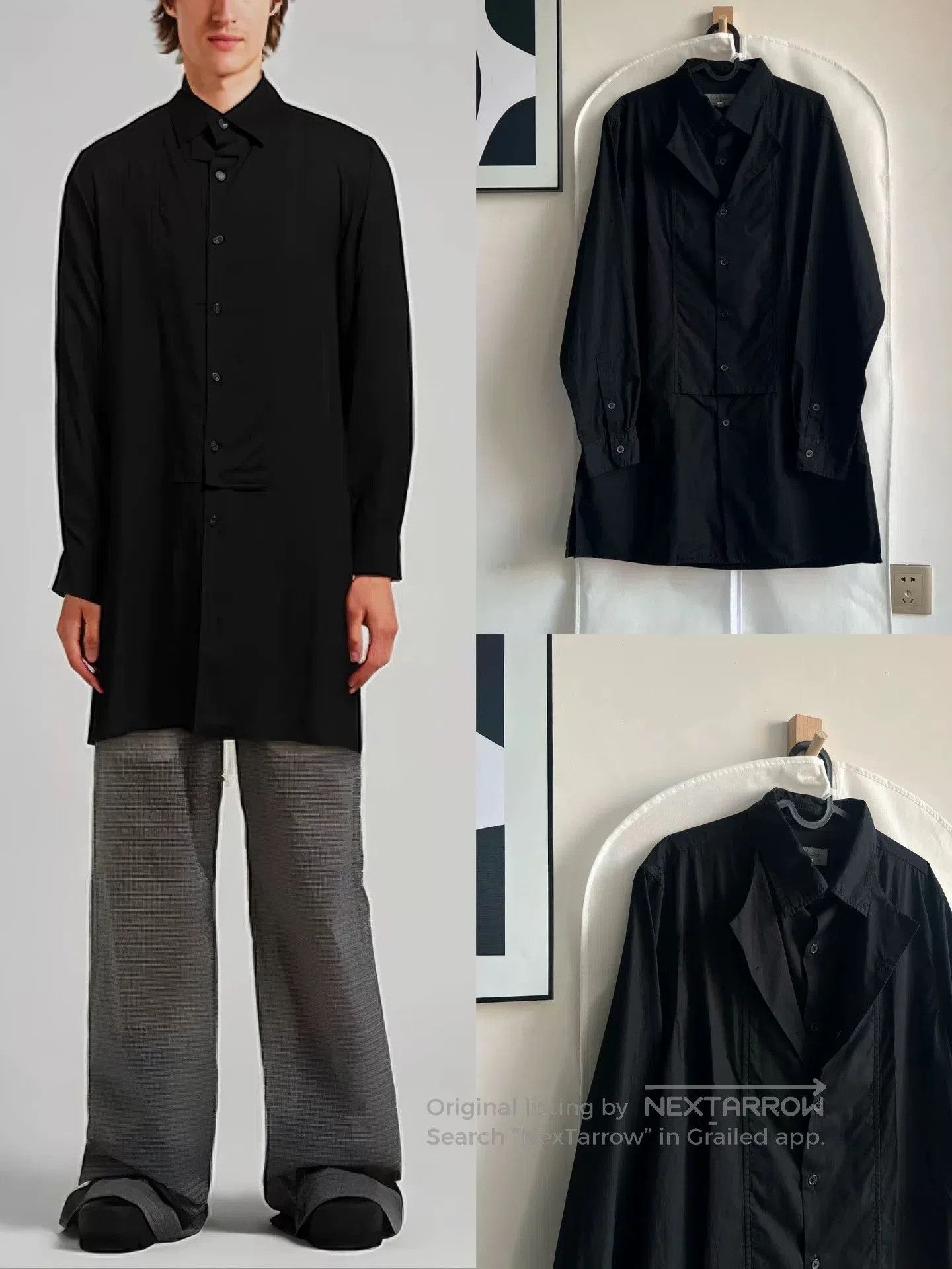 Yohji Yamamoto Yohji Yamamoto Black Button. Size US L / EU 52-54 / 3 - 1 Thumbnail