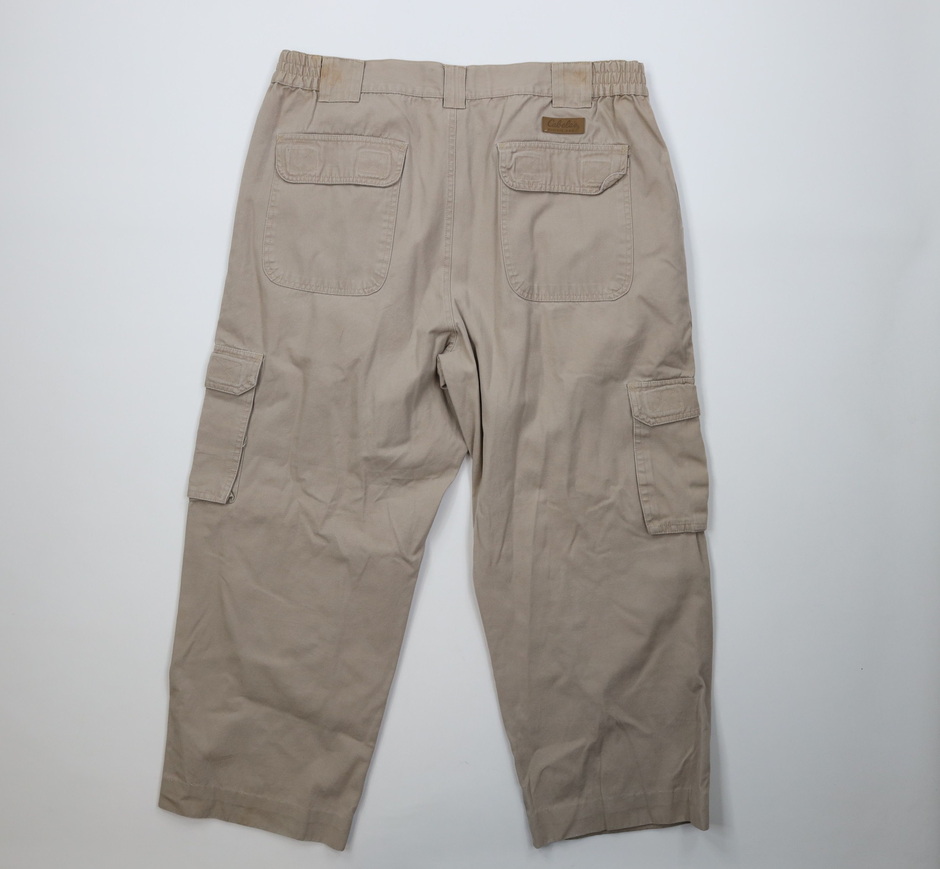 Cabelas Vintage 90s Y2K Cabelas Knee Wide Leg Cargo Pants Canvas Size US 38 / EU 54 - 11 Thumbnail