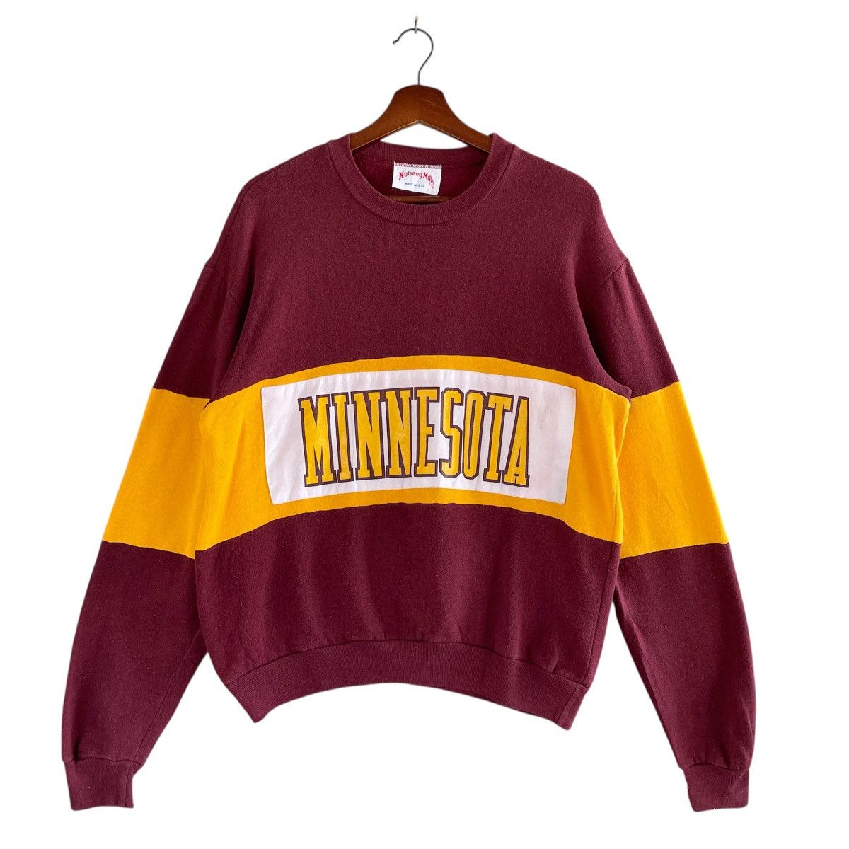 Nutmeg × Vintage Vintage 80s University of Minnesota Crewneck Size US L / EU 52-54 / 3 - 1 Thumbnail