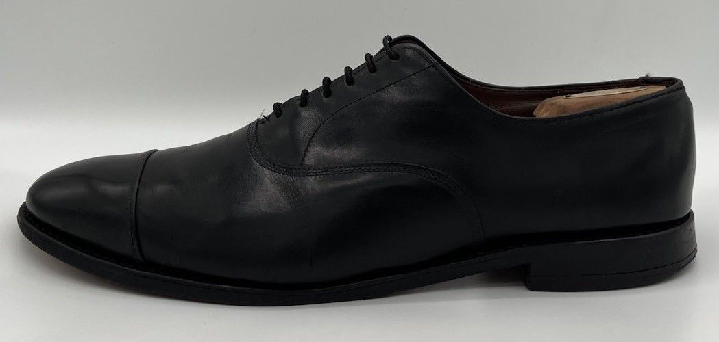 Allen Edmonds Allen Edmonds PARK AVENUE Cap Toe Black Leather Oxfords 12D Size US 12 / EU 45 - 6 Thumbnail