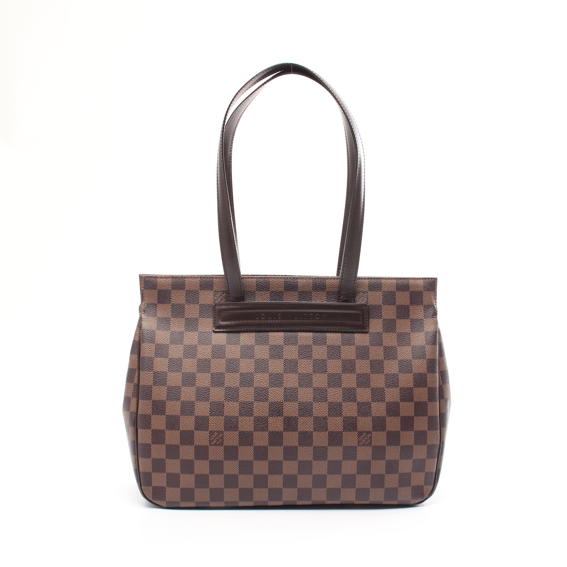 Louis Vuitton Louis Vuitton Parioli Pm Damier Ebene Shoulder Bag Tote Leather Brown Size ONE SIZE - 1 Thumbnail