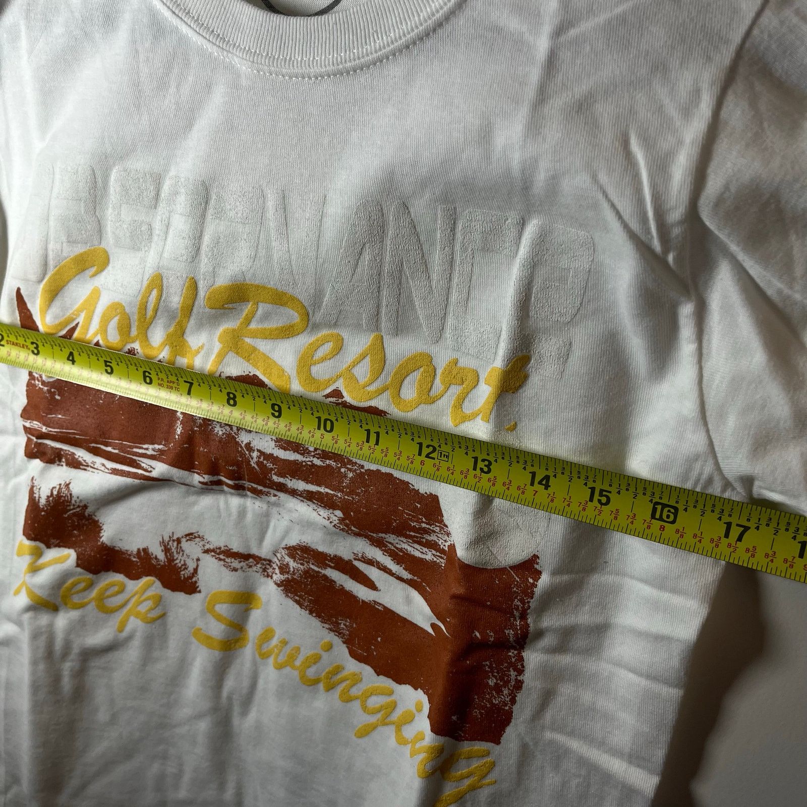 Melrose •NEW• MELROSE PLACE White Golf tee • Size Small Size US S / EU 44-46 / 1 - 4 Thumbnail