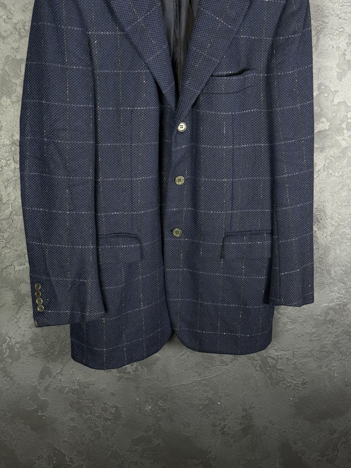 Kiton Kiton Napoli Trois Pommes Blazer 100% Cashmere Blazer Jacket Size 52R - 6 Thumbnail