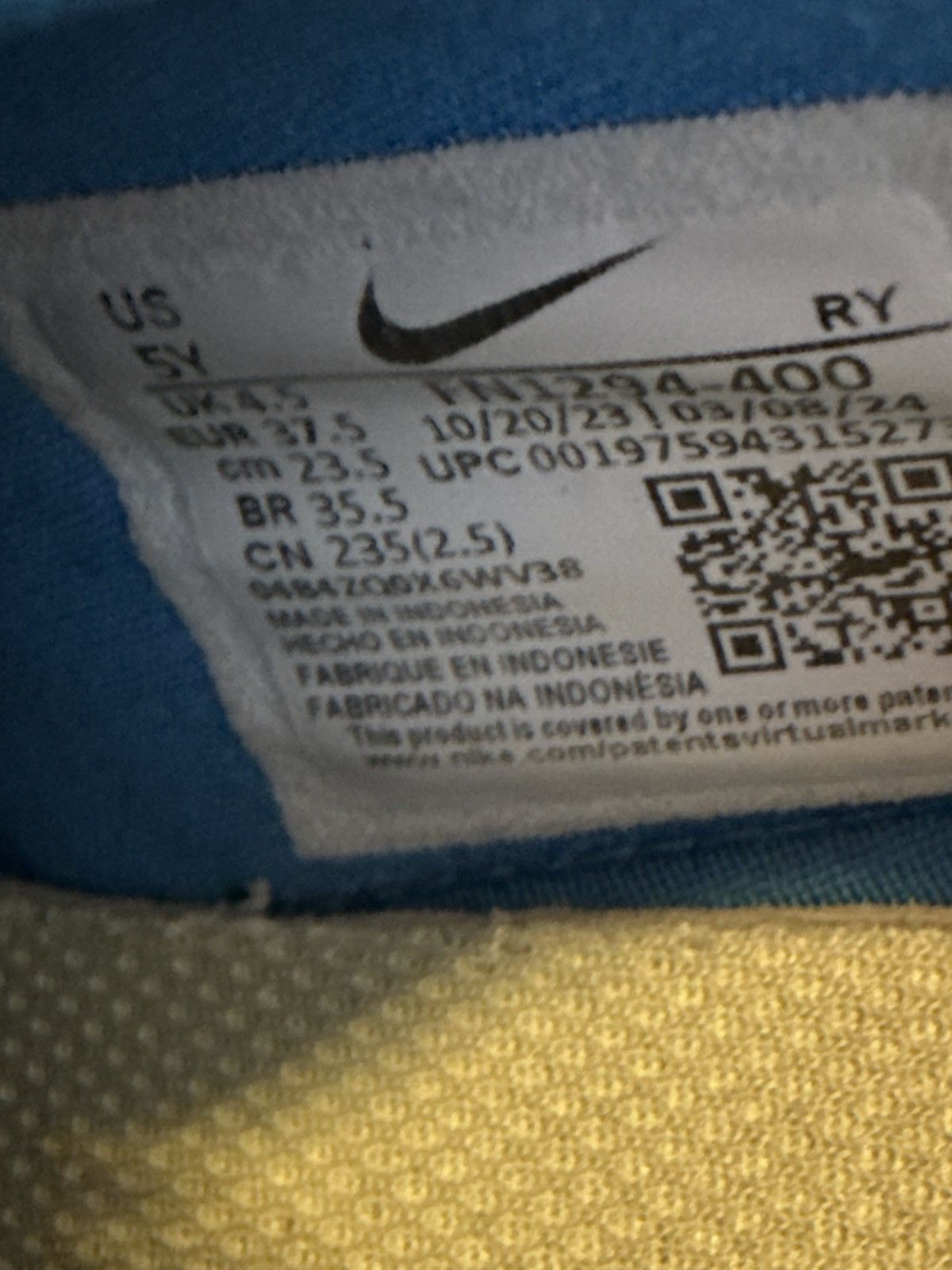 Other Nike Flex Runner 2 “Photo Blue / Barely Volt” Size US 5 / EU 37 - 6 Thumbnail