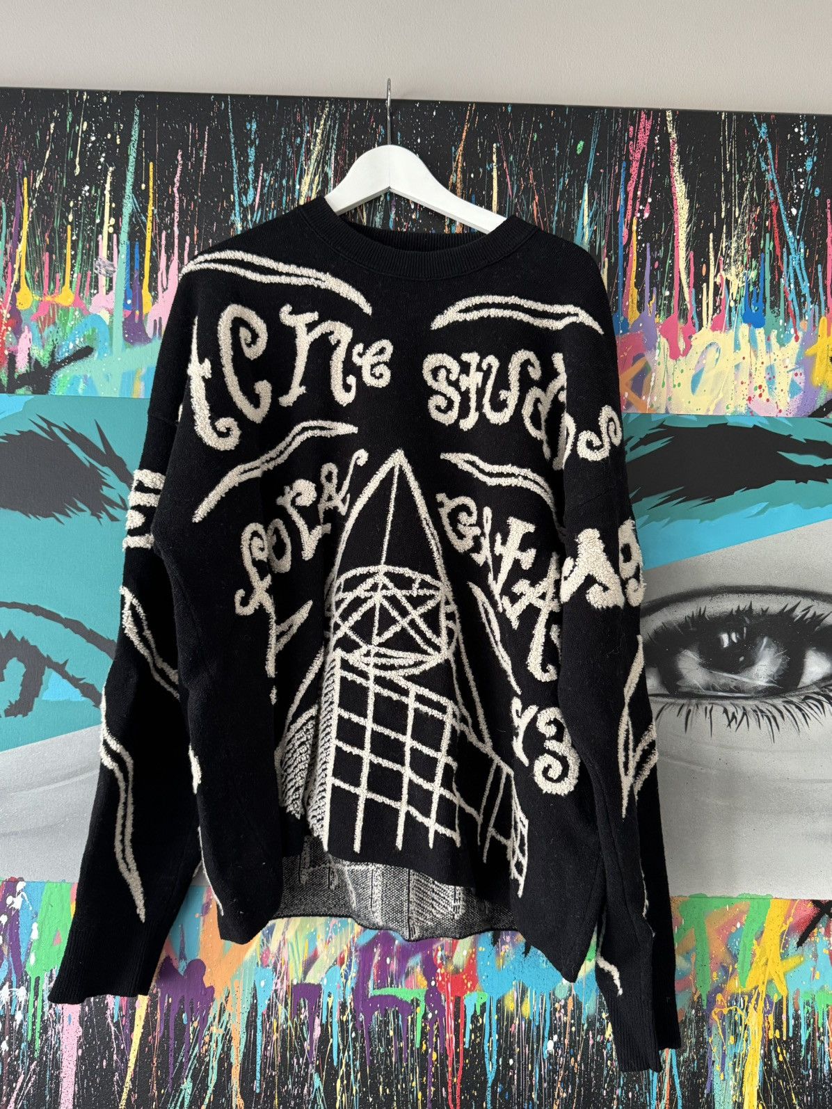Acne Studios Acne Studios Jaquerd Sweater Size US XL / EU 56 / 4 - 1 Thumbnail