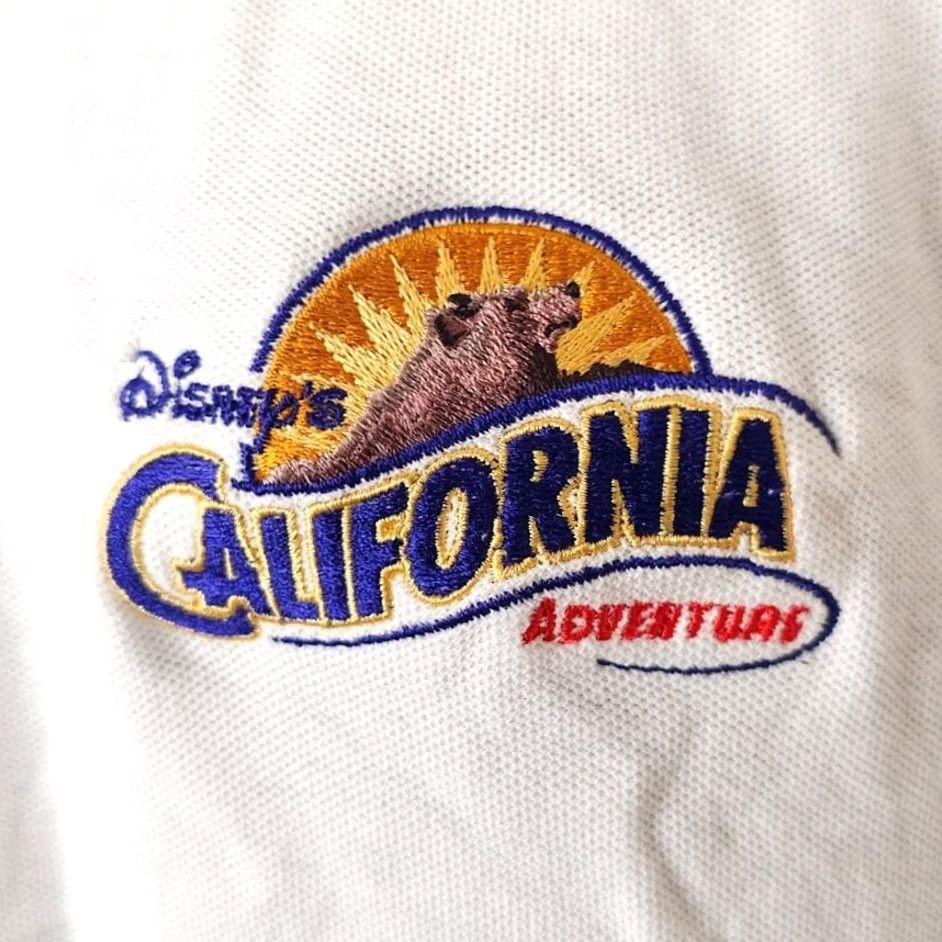 Disney VINTAGE Disney California Adventure Polo Shirt Mens Size Medium White Y2K Size US M / EU 48-50 / 2 - 3 Thumbnail