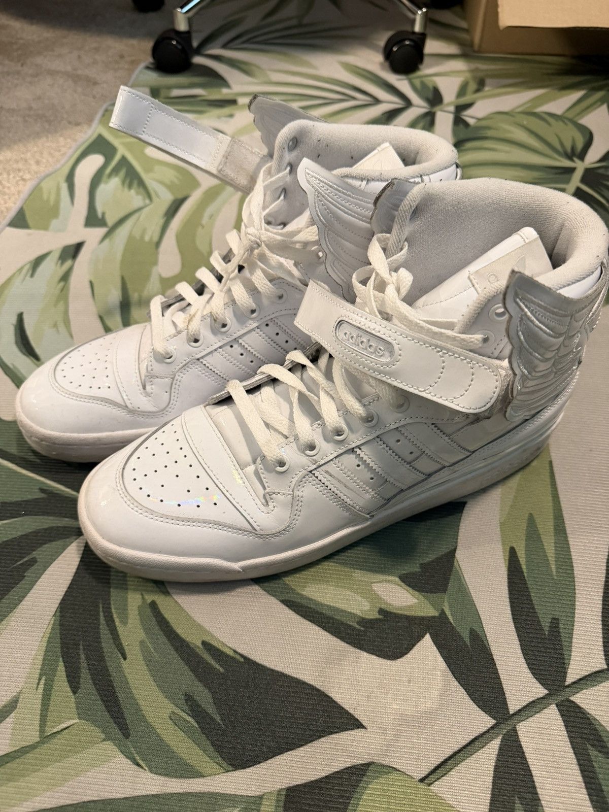 Jeremy Scott x adidas Forum Wings 4.0 'White Opal' Size 12