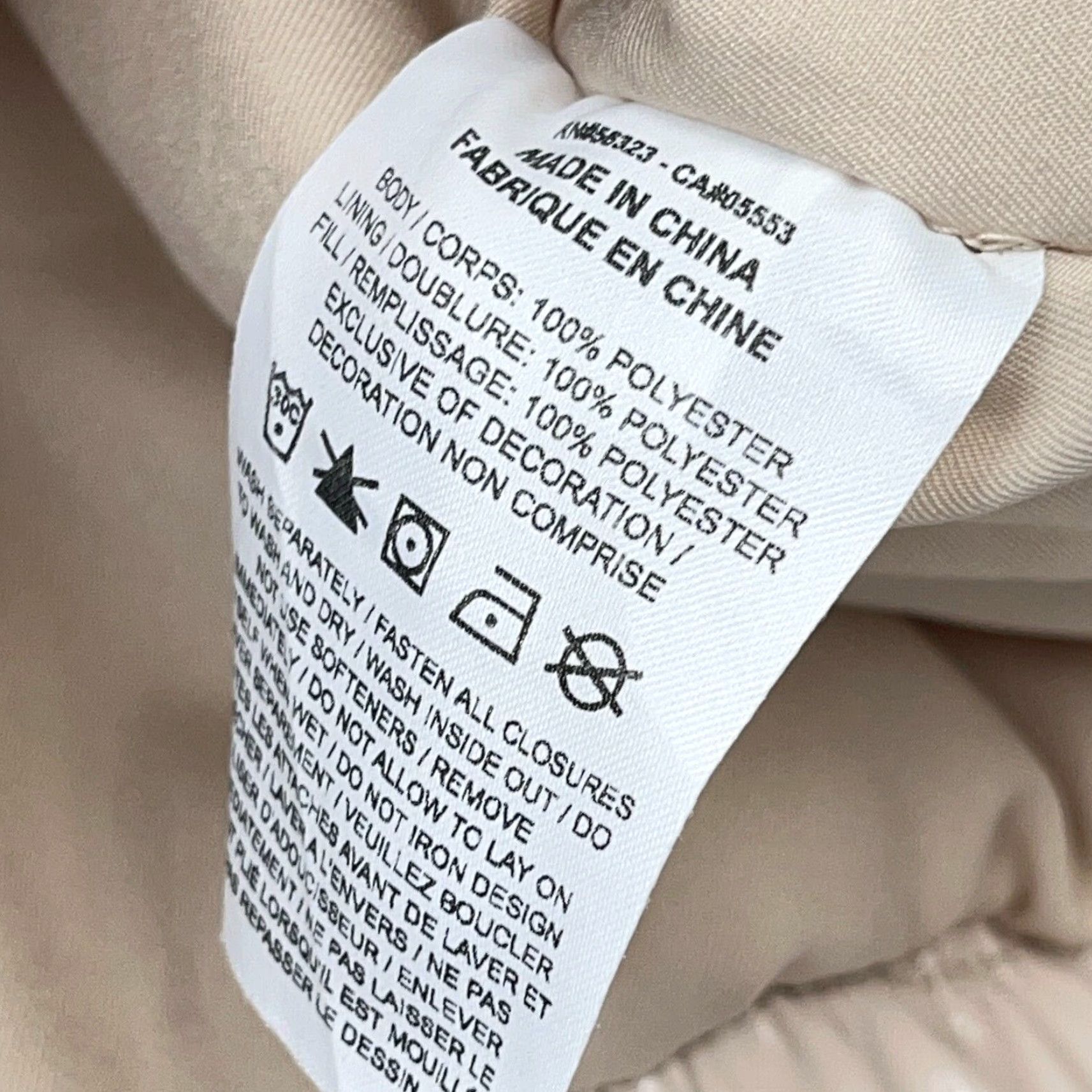 Nike VINTAGE Nike Jacket Women Medium Tan Puffer Windbreaker Loose Baggy Fit Ladies Size M / US 6-8 / IT 42-44 - 7 Thumbnail