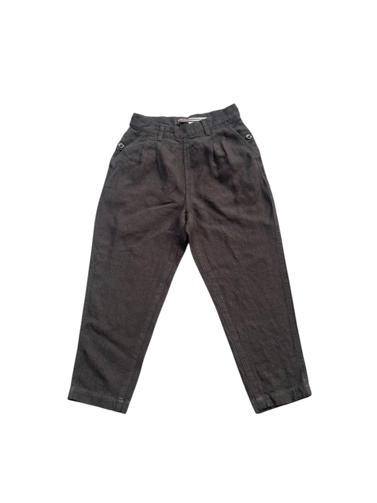 Junya Watanabe Junya Watanabe Comme Des Garcons Linen Baggy Trouser Size 27" / US 4 / IT 40 - 1 Thumbnail