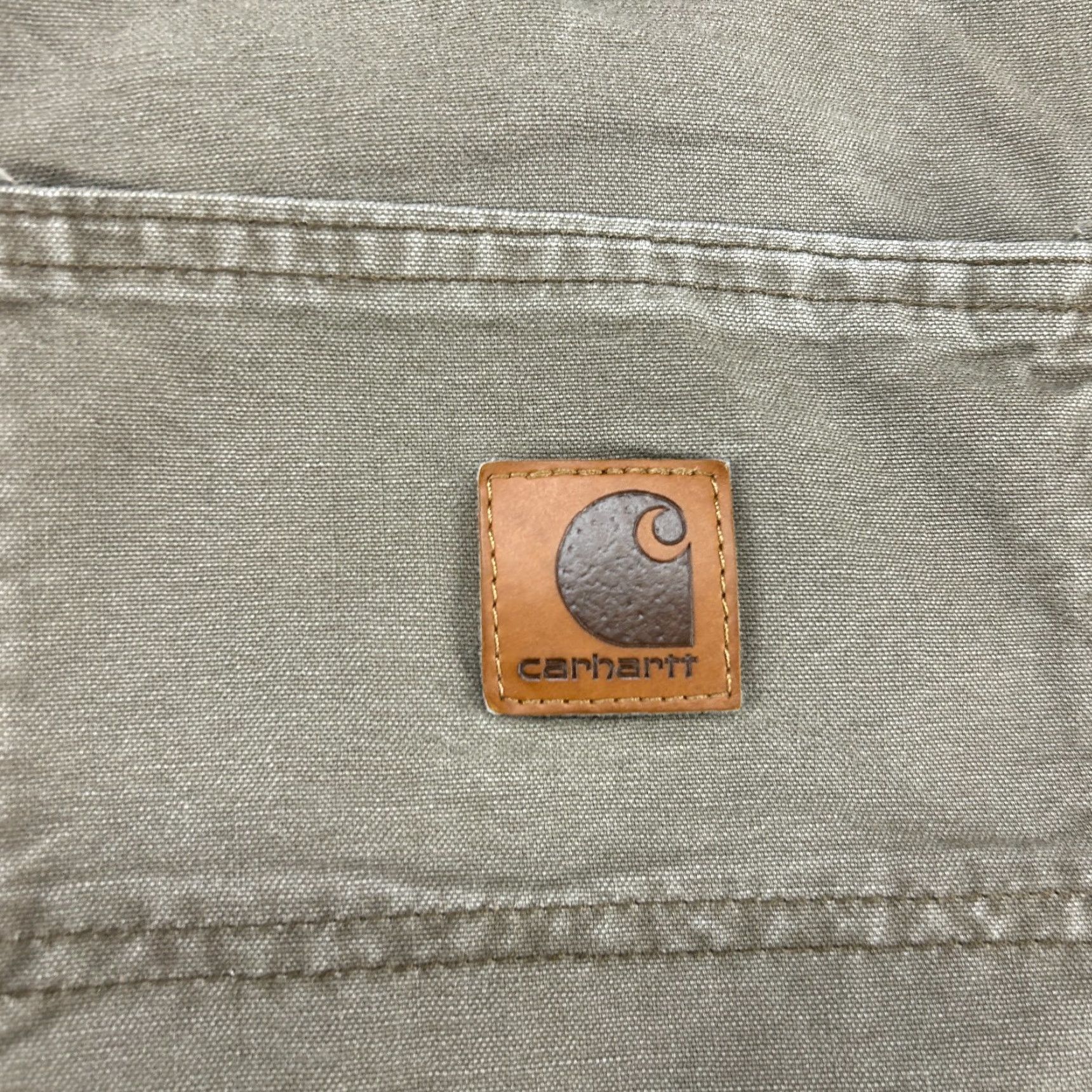 Carhartt VINTAGE Carhartt Shorts Mens 34 Brown Carpenter Original Fit Canvas B147 LBR Y2K Size US 34 / EU 50 - 7 Thumbnail