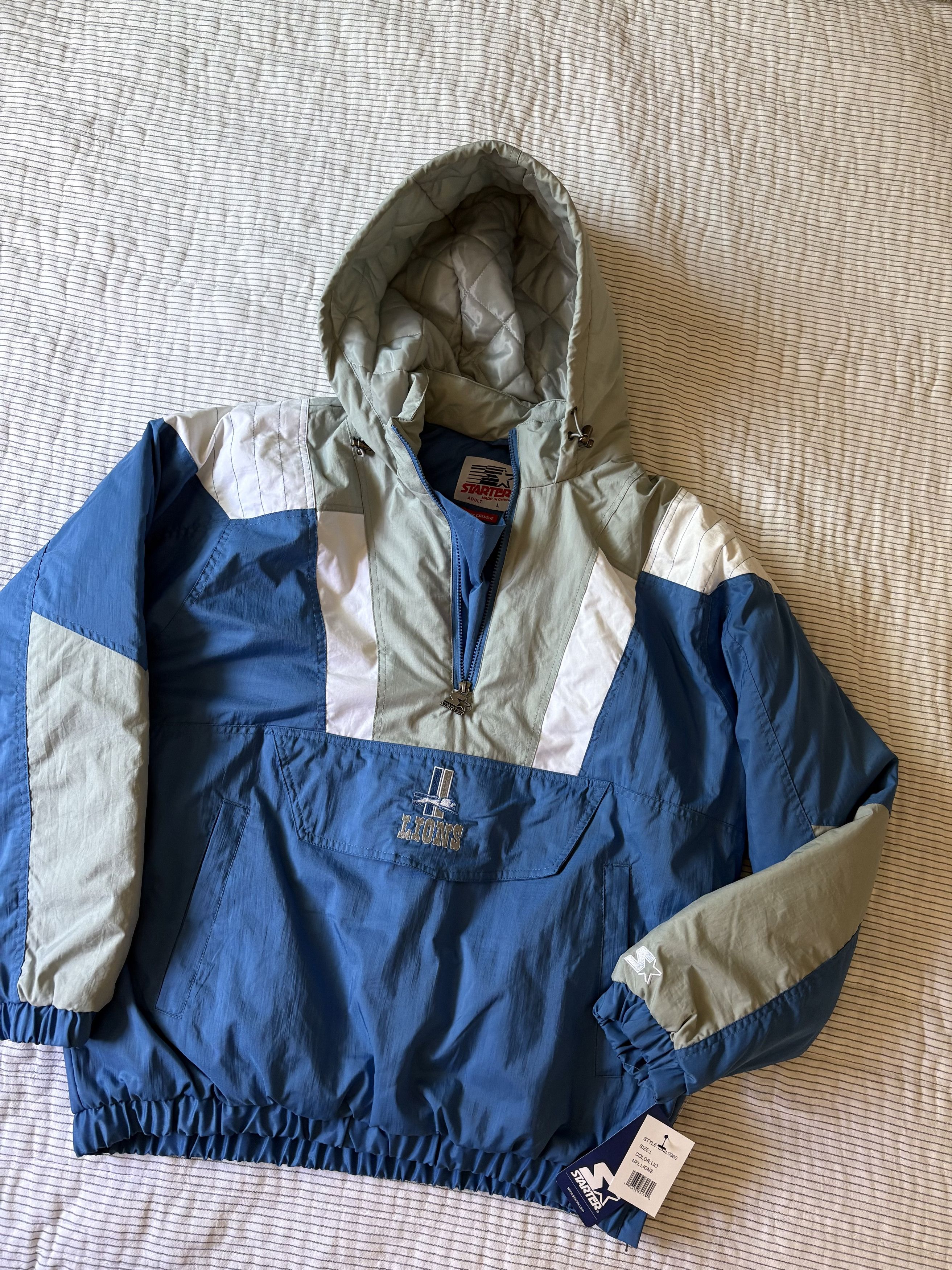 Starter Starter Detroit Lions pullover jacket Large Size US L / EU 52-54 / 3 - 5 Thumbnail