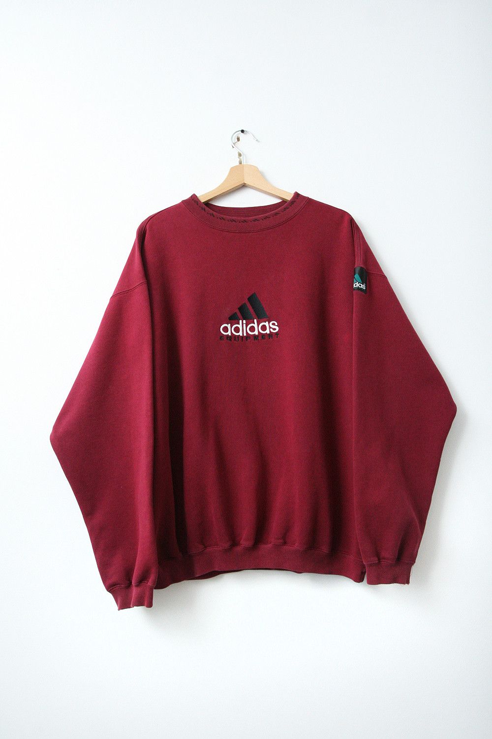 Adidas Vintage 90s Adidas Equipment Big Logo Sweatshirt boxy fit Size US M / EU 48-50 / 2 - 1 Thumbnail