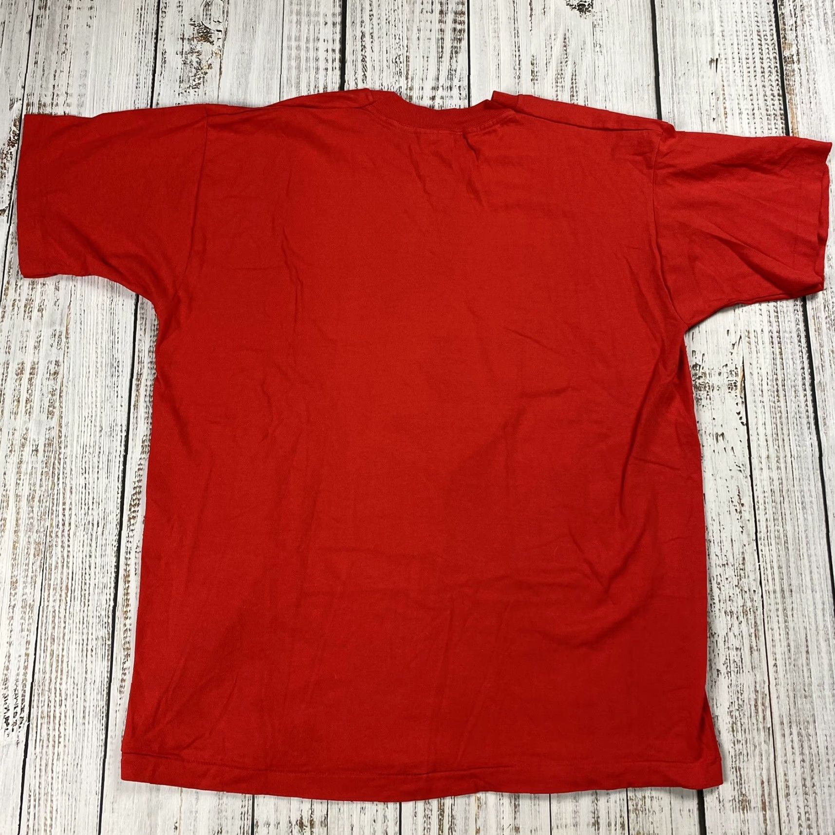 Fruit Of The Loom VTG SPECHT'S STORE RESTAURANT & SALOON TEXAS GRAPHIC T-SHIRT RED XL MENS 90s COWBOY Logo Shirt Mens XL Red 1890 Size US XL / EU 56 / 4 - 6 Thumbnail