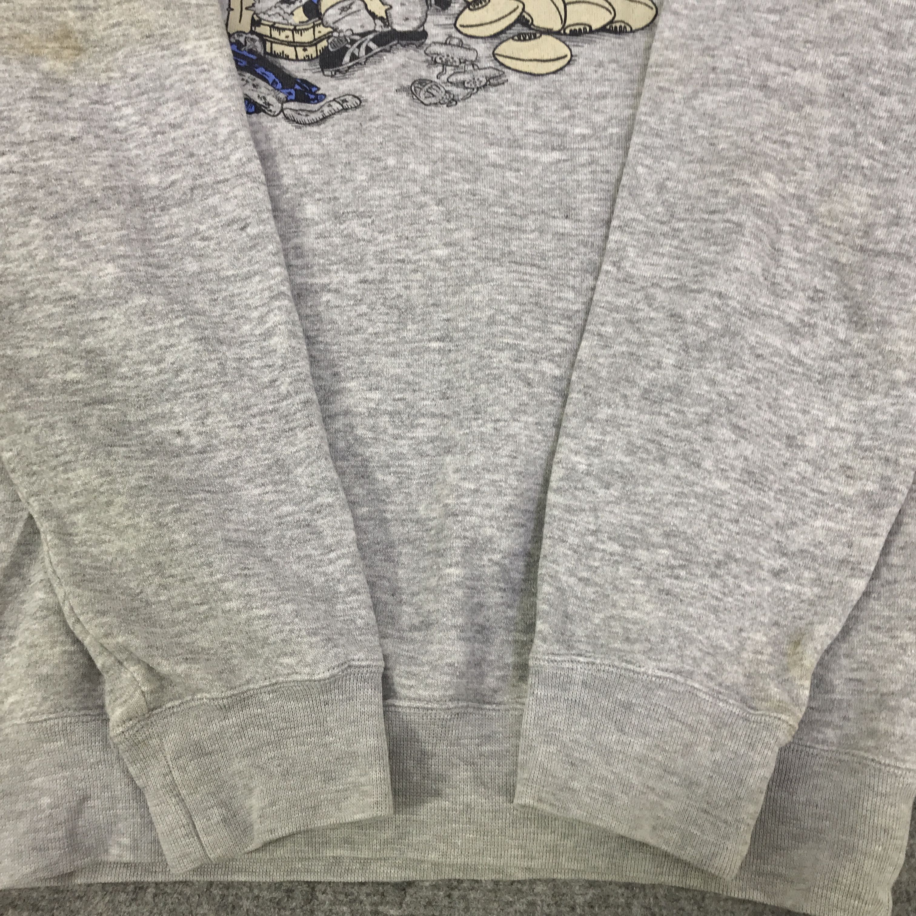 Asics Vtg 90s Asics rugby football sweatshirts K126B18 Size US M / EU 48-50 / 2 - 8 Thumbnail