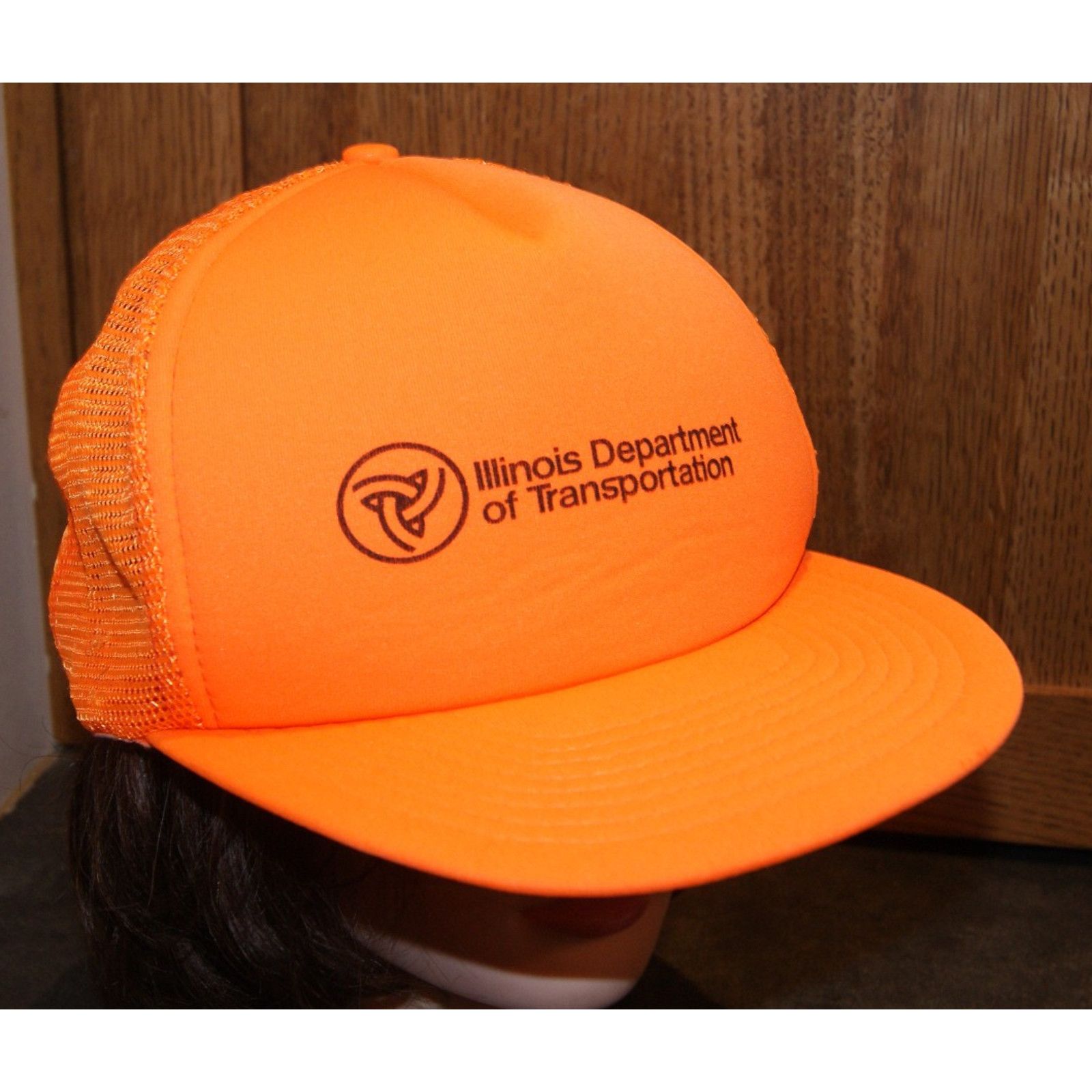 Vintage VTG ILLINOIS DEPARTMENT OF TRANSPORTATION Snap Trucker Hat Size ONE SIZE - 1 Thumbnail