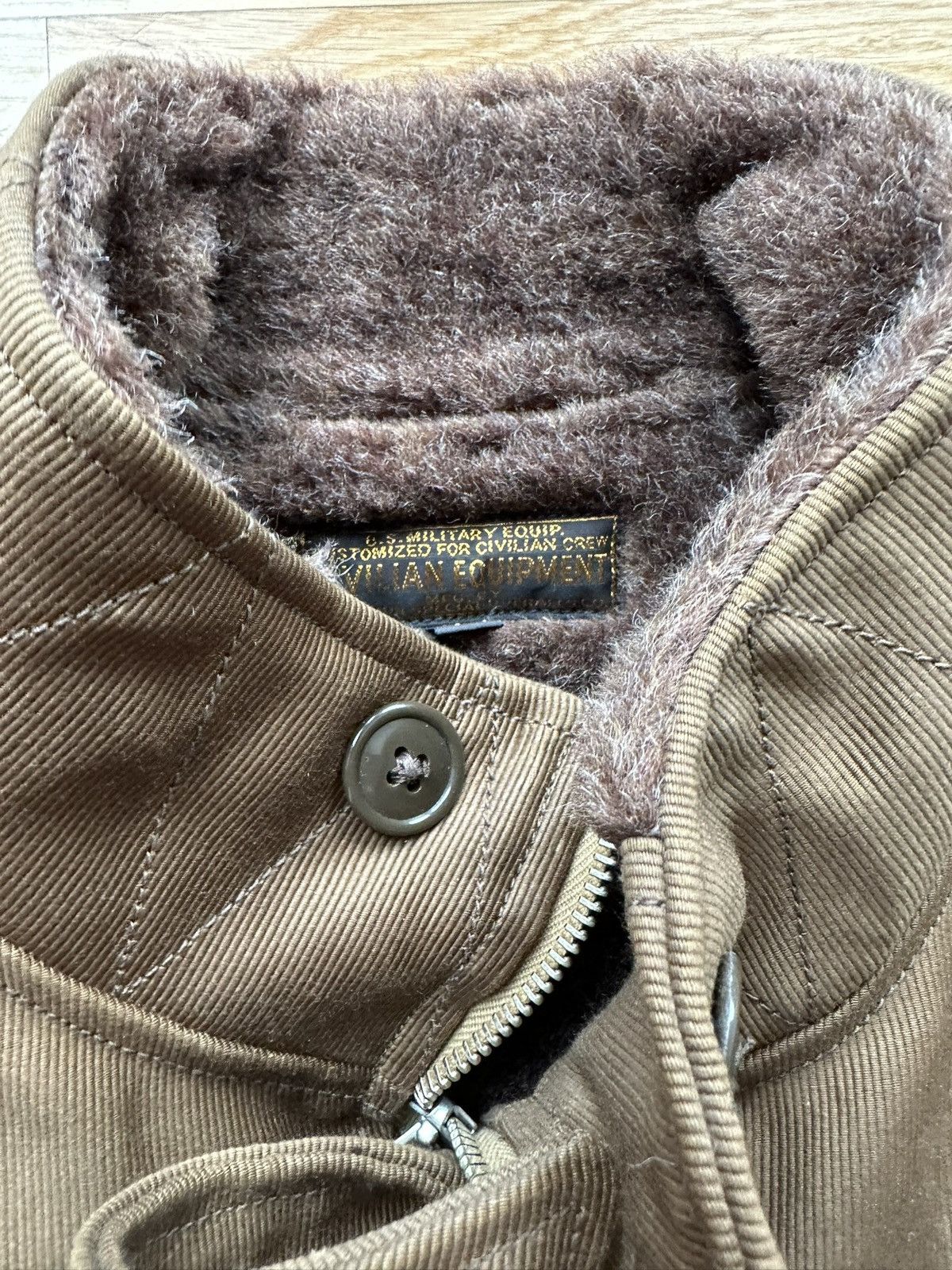 Freewheelers Brown Sepia Aviator’s Vest Size US XL / EU 56 / 4 - 4 Thumbnail