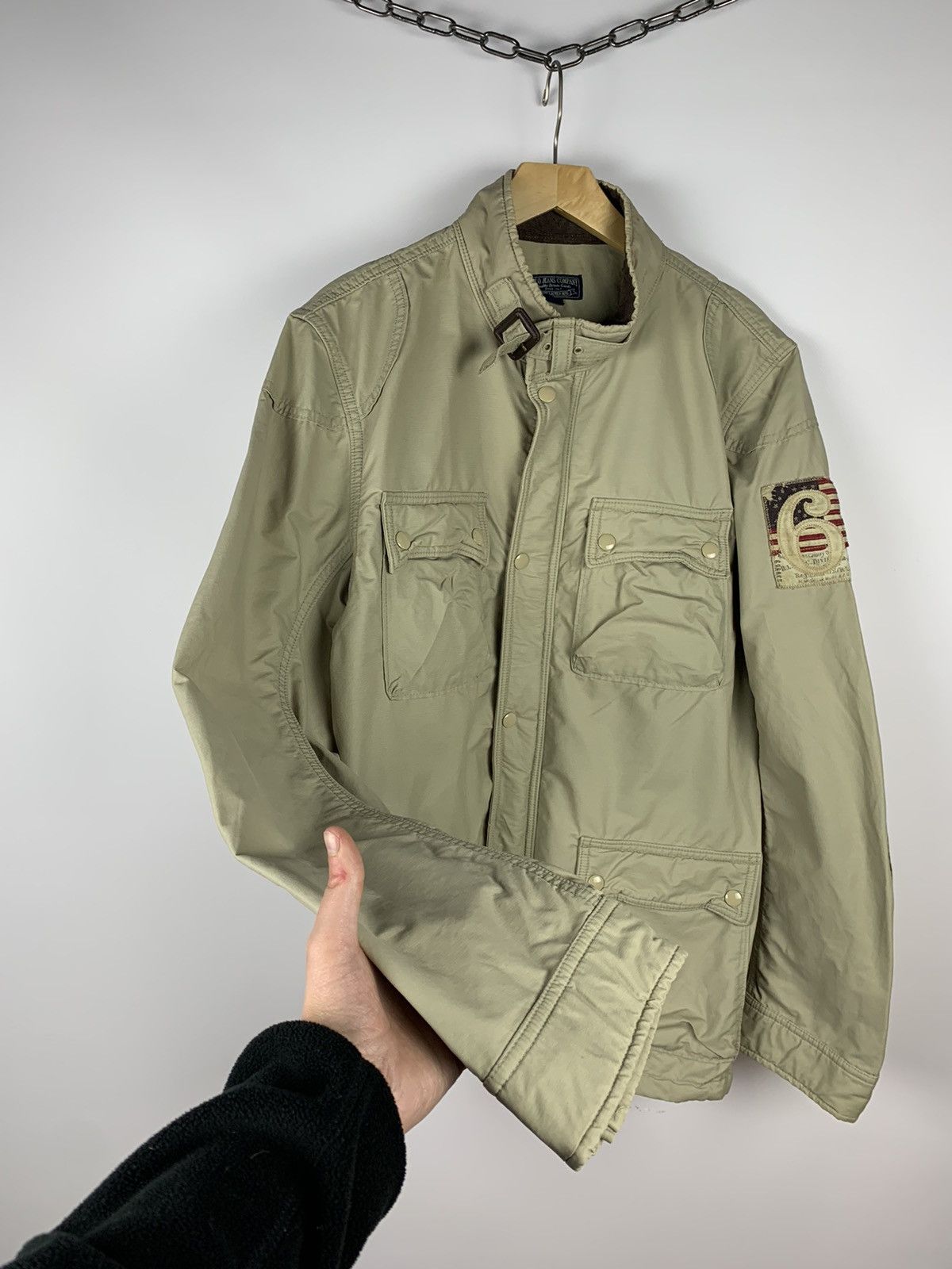 Vintage Vintage Y2K Polo Jeans Co. Ralph Lauren M-65 Jacket Military Size US L / EU 52-54 / 3 - 8 Thumbnail