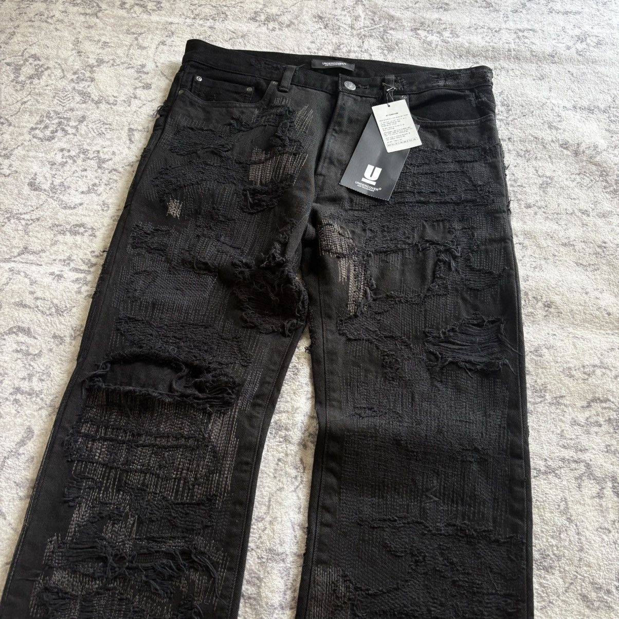 Undercover Undercover for ComplexCon Reissue 85 Denim Jeans Black | 3 Size US 32 / EU 48 - 3 Thumbnail