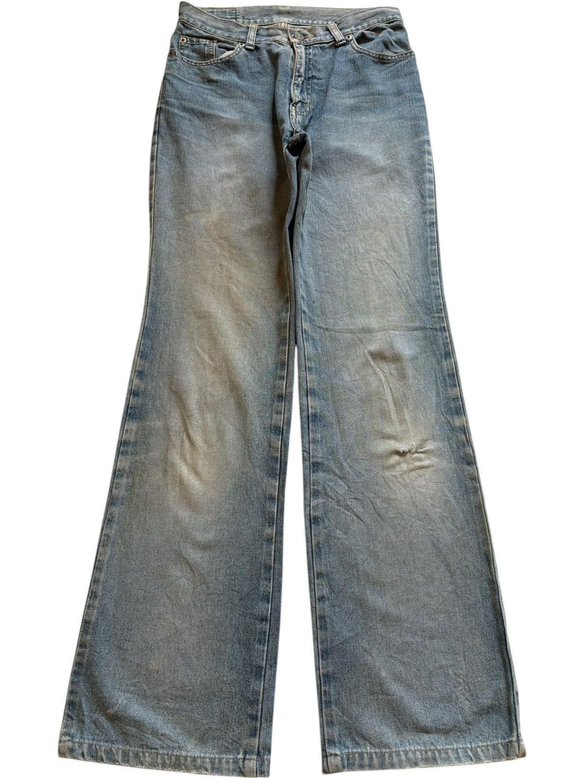 Vintage Japanese Brand Mud Wash Bootcut Flare Jeans