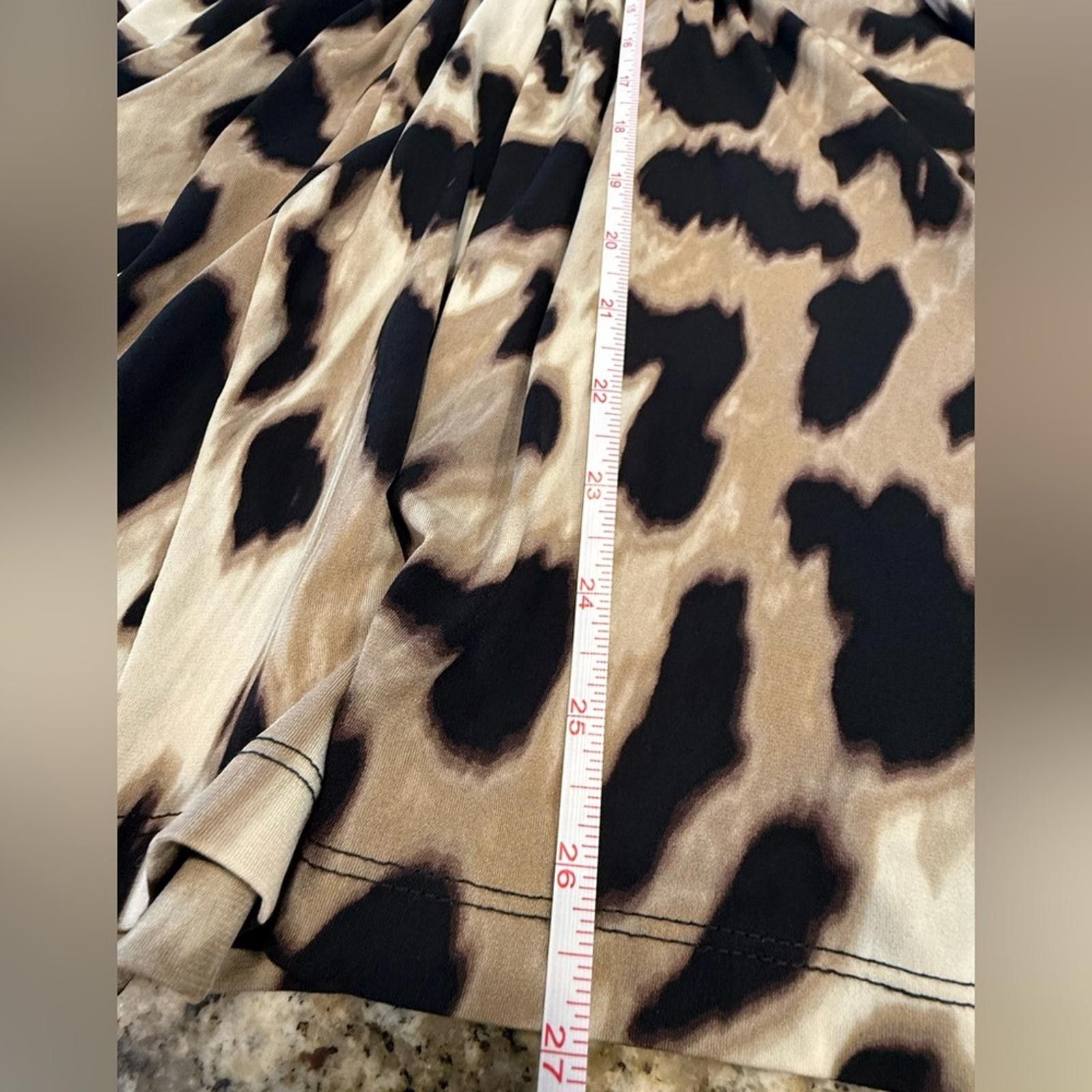 Other Leopard print V neck top chic versatile Lagenlook SZ M Size M / US 6-8 / IT 42-44 - 10 Thumbnail
