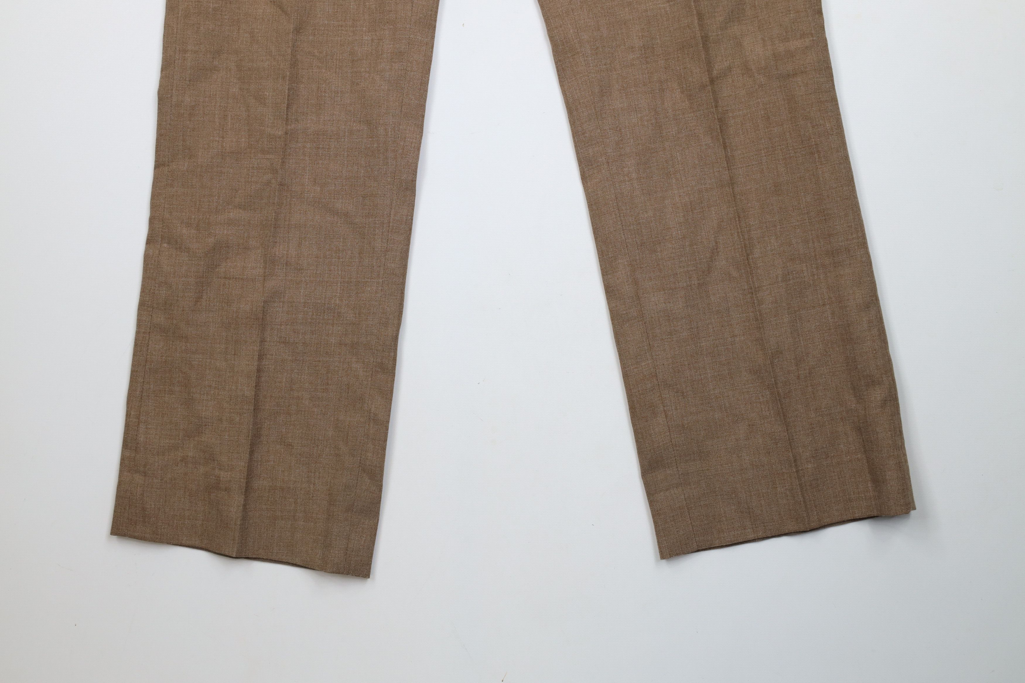 Vintage Vintage 60s 70s Streetwear Wool Blend Wide Leg Pants Size US 32 / EU 48 - 4 Thumbnail
