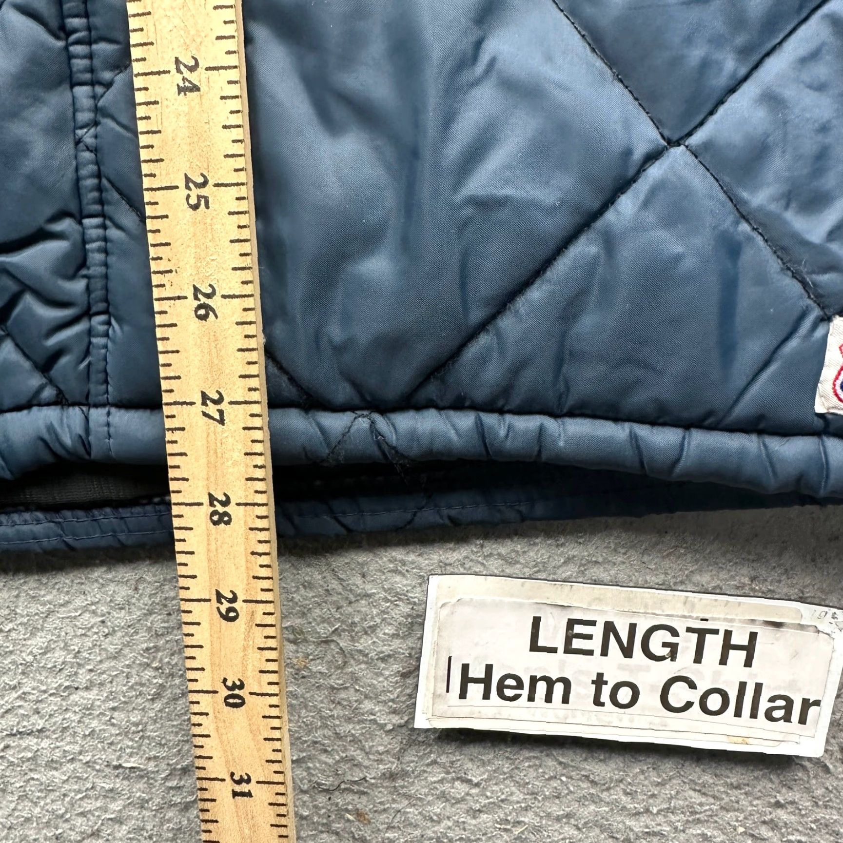 Vintage VINTAGE Big Smith Quilted Work Jacket Mens XXL Navy Blue Snap Zip Liner 70s 80s Bomber Jacket Size US XXL / EU 58 / 5 - 4 Thumbnail