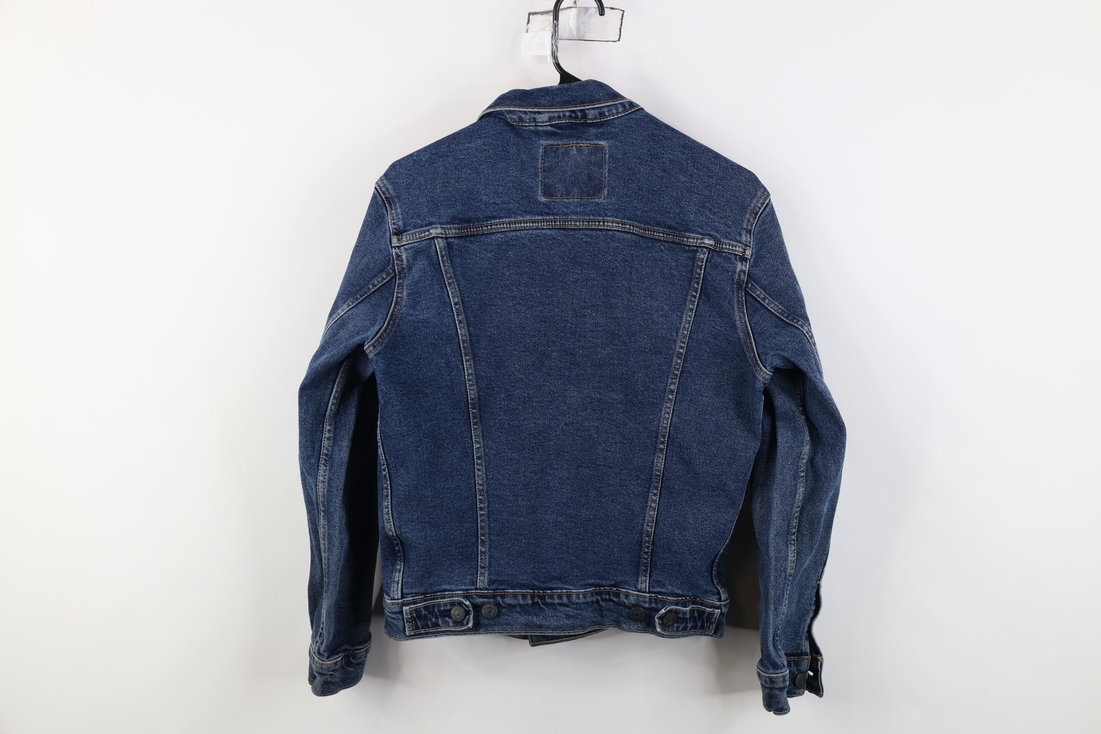 Levi's Vintage Y2K Levis Stretch Denim Jean Trucker Jacket Blue Size US S / EU 44-46 / 1 - 15 Thumbnail