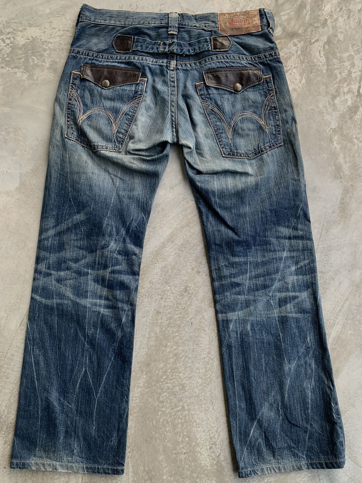 Edwin × Japanese Brand Vintage Edwin Tokyo Japan Blue Trip Size US 36 / EU 52 - 9 Thumbnail