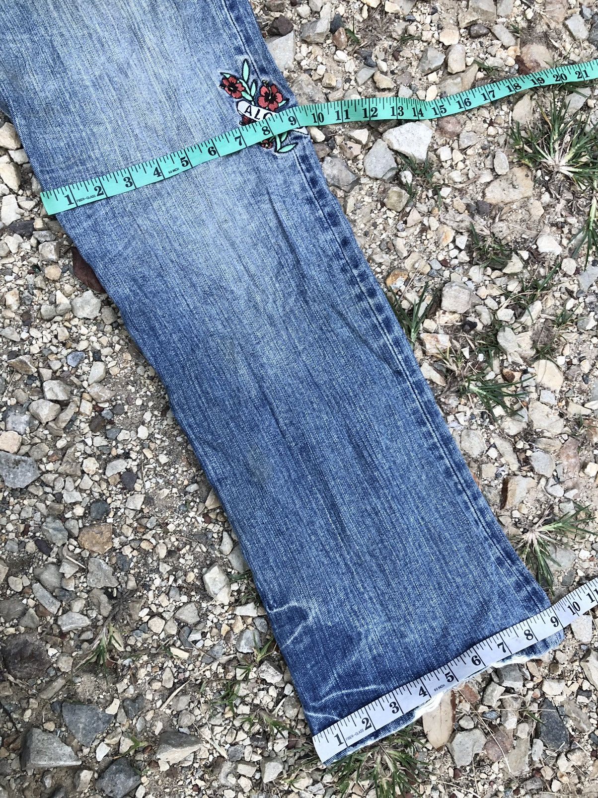 Hypebeast WIDE LEG⚡️⚡️HAWAIIAN STYLE DENIM BY EXHIBITIONIST Size US 32 / EU 48 - 10 Thumbnail