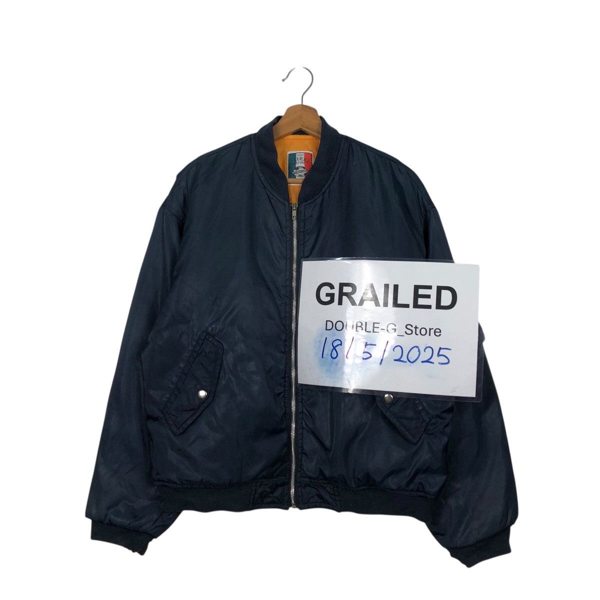Japanese Brand × Vintage 📌Vintage Bomber Jacket Riot Riot Blueky Refined Issey Miyake Size US M / EU 48-50 / 2 - 1 Thumbnail
