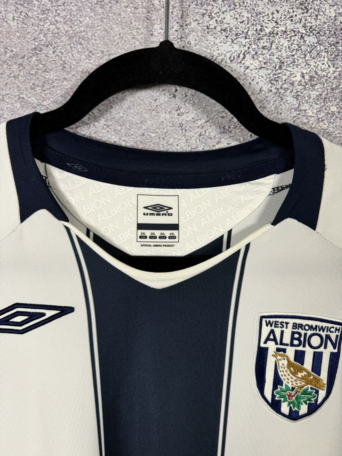 Umbro × Vintage Vintage West Bromwich Albion 2008/09 Umbro Jersey Blokcore Size US XXL / EU 58 / 5 - 6 Thumbnail