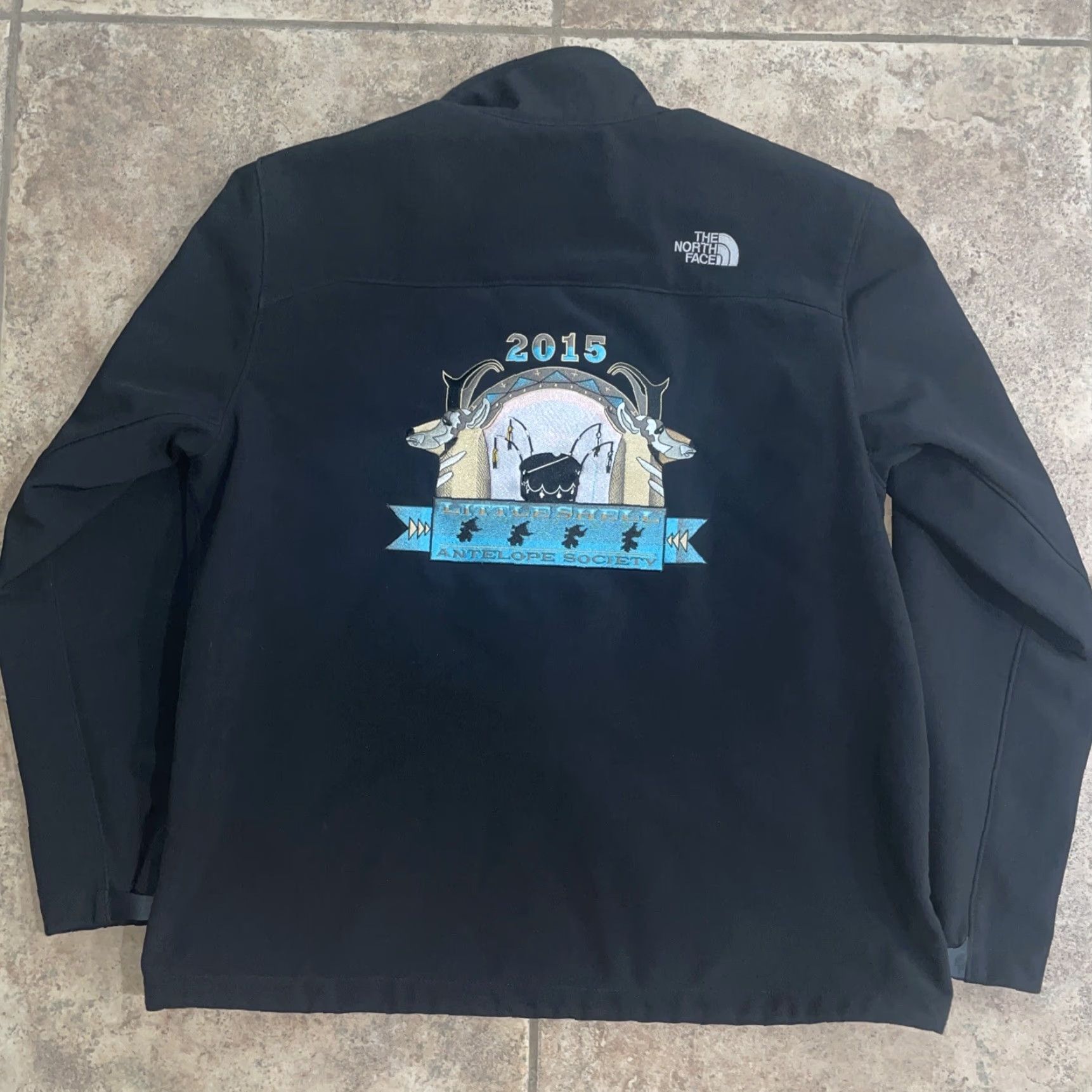 The North Face The North Face Black Softshell Jacket Full Zip Windbreaker Mens XL Embroidered Size US XL / EU 56 / 4 - 2 Thumbnail
