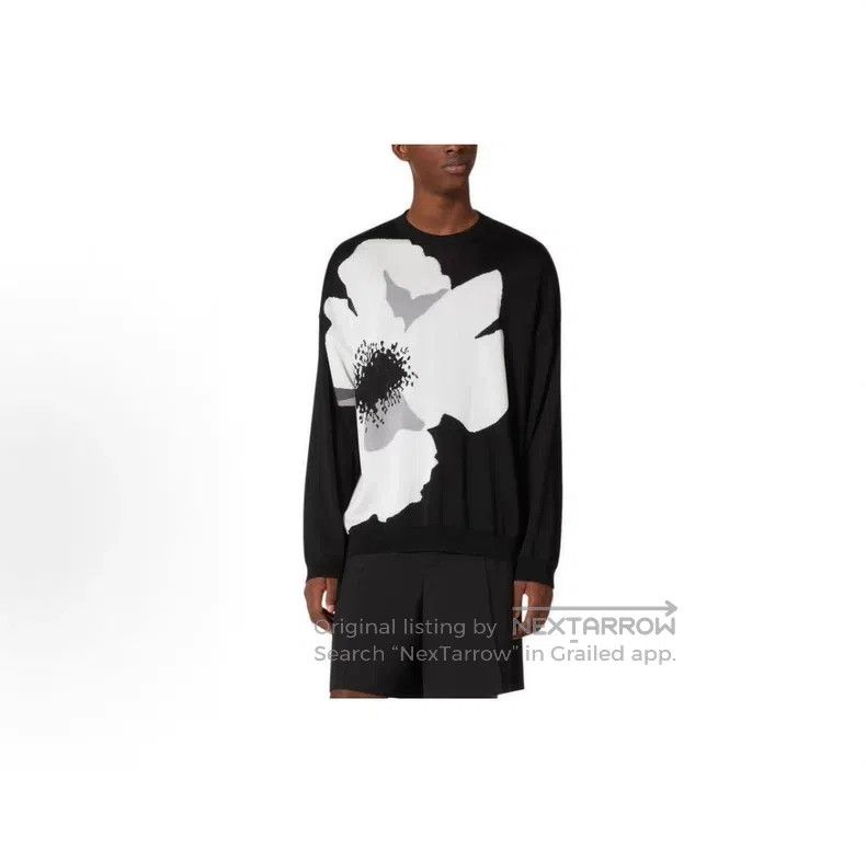 Valentino Valentino Floral print crewneck loose sweater Size M / US 6-8 / IT 42-44 - 1 Thumbnail
