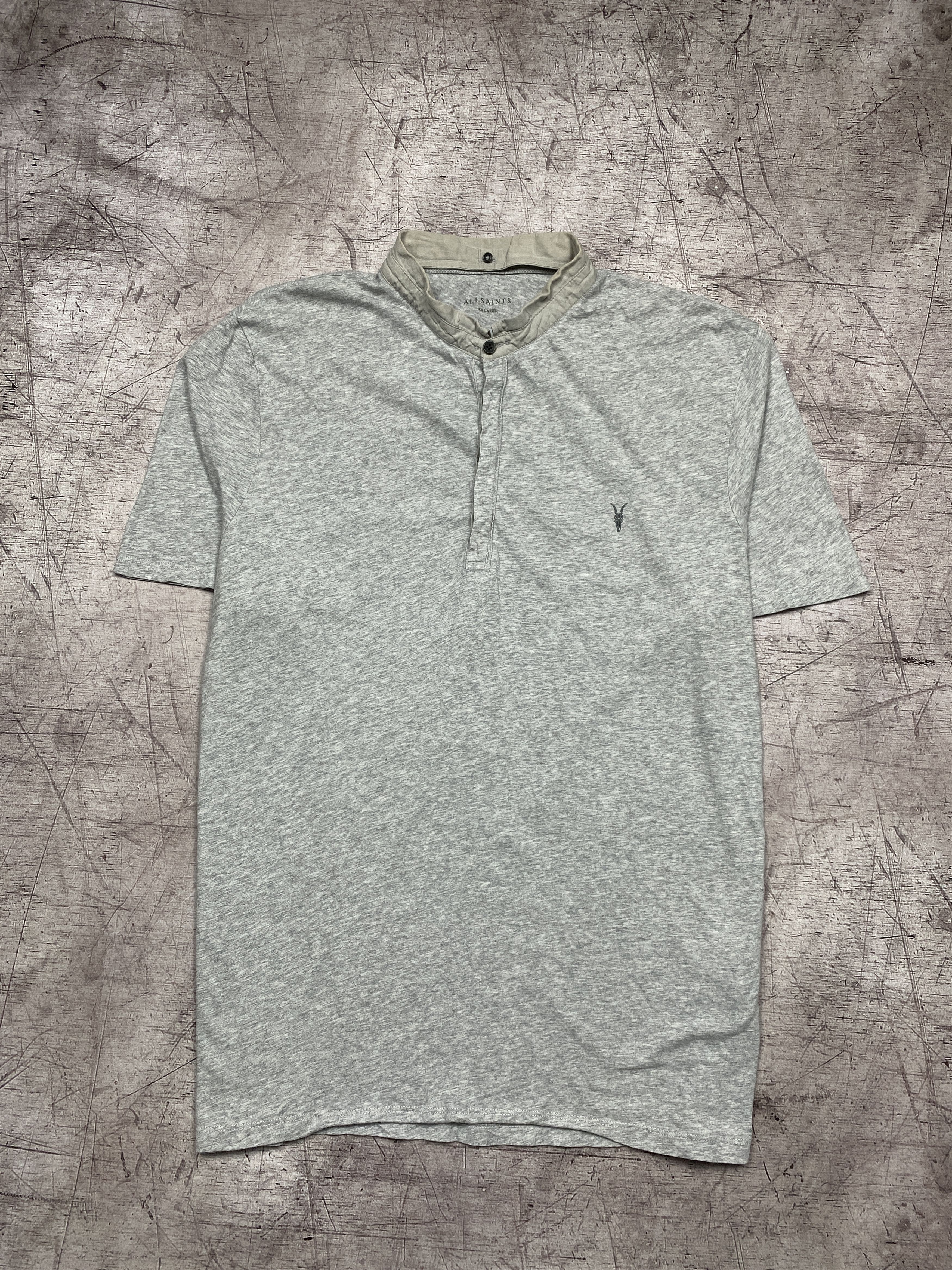 Allsaints × Vintage Allsaints Vintage Mens Grail Polo Shirt Size US XXL / EU 58 / 5 - 1 Thumbnail