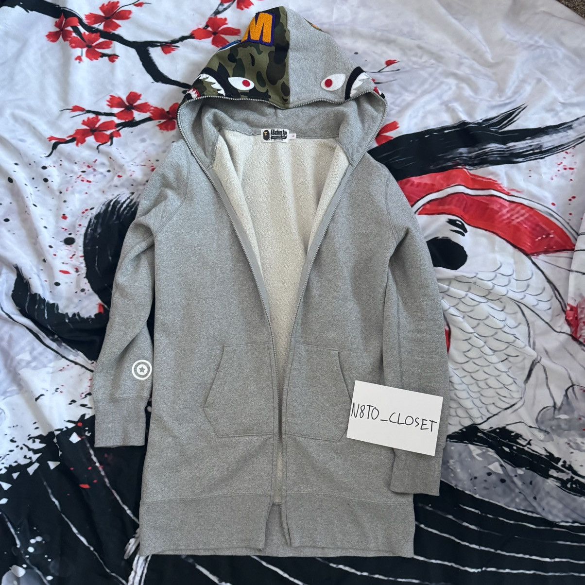 Bape Bape Full Zip Shark Hoodie Size S / US 4 / IT 40 - 1 Thumbnail