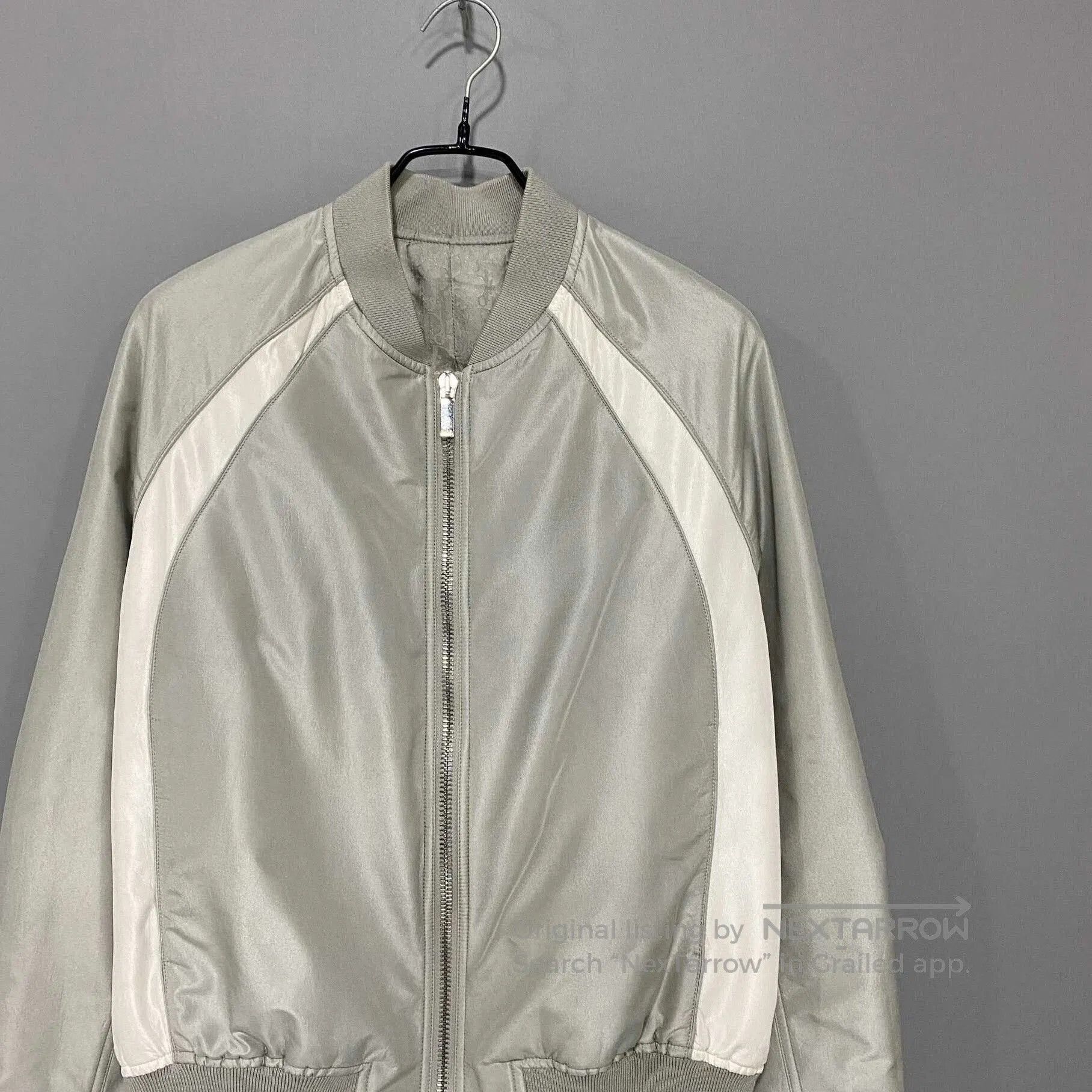 Dior AJ x Dior Embroidered Logo Flight Jacket. Size US M / EU 48-50 / 2 - 2 Thumbnail