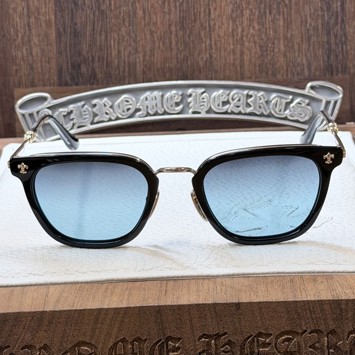 Chrome Hearts Chrome Hearts Strapadictome ‘Ocean’s Depth’ Sunglasses Size ONE SIZE - 4 Thumbnail