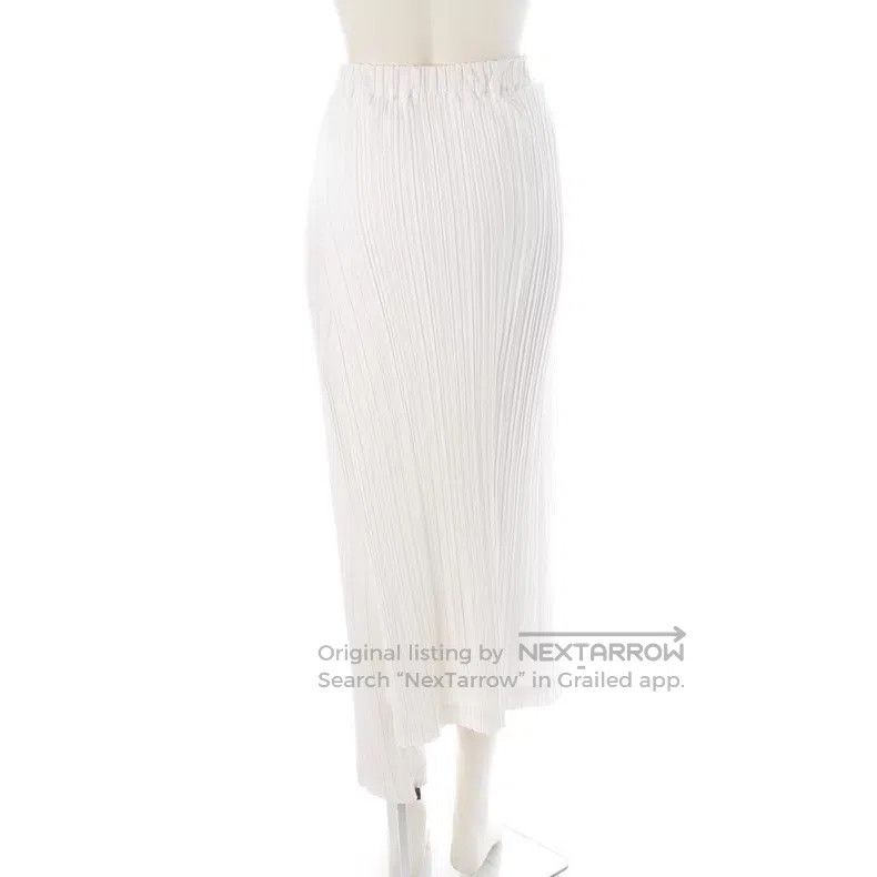 Issey Miyake Issey Miyake Ruched Midi Skirt Size 25" / US 0 / IT 36 - 4 Thumbnail