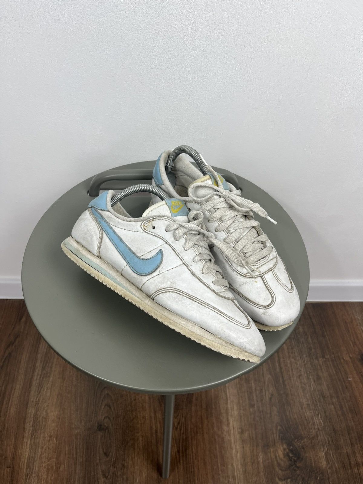Nike Vintage 2002 Nike Cortez Women’s Sneakers White Blue Size US 9.5 / IT 39.5 - 1 Thumbnail