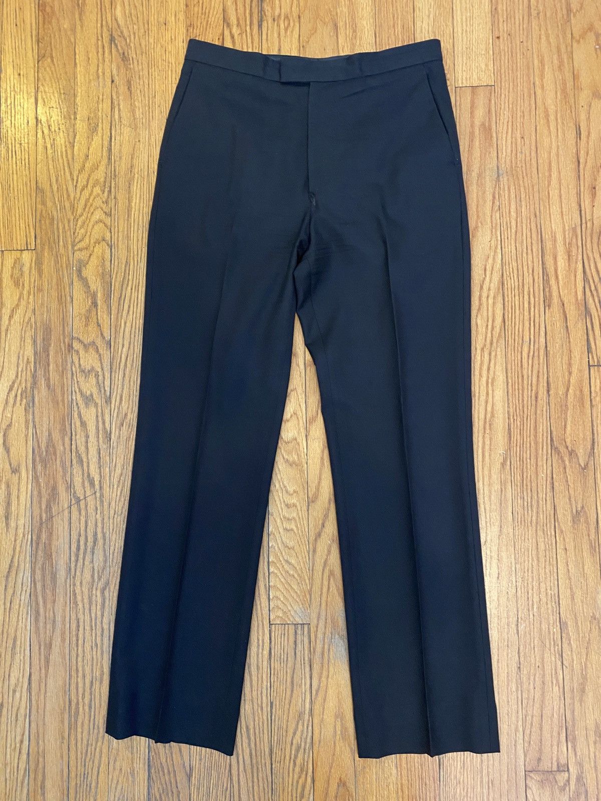 Raf Simons Raf Simons AW00 Black Confusion Wool Slacks Size US 28 / EU 44 - 1 Thumbnail
