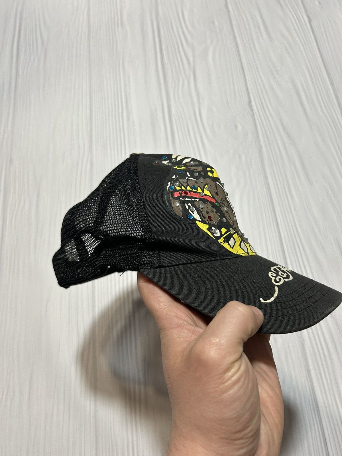 Ed Hardy Vintage Y2K Ed Hardy Christian Audiger Dog Cap Size ONE SIZE - 3 Thumbnail