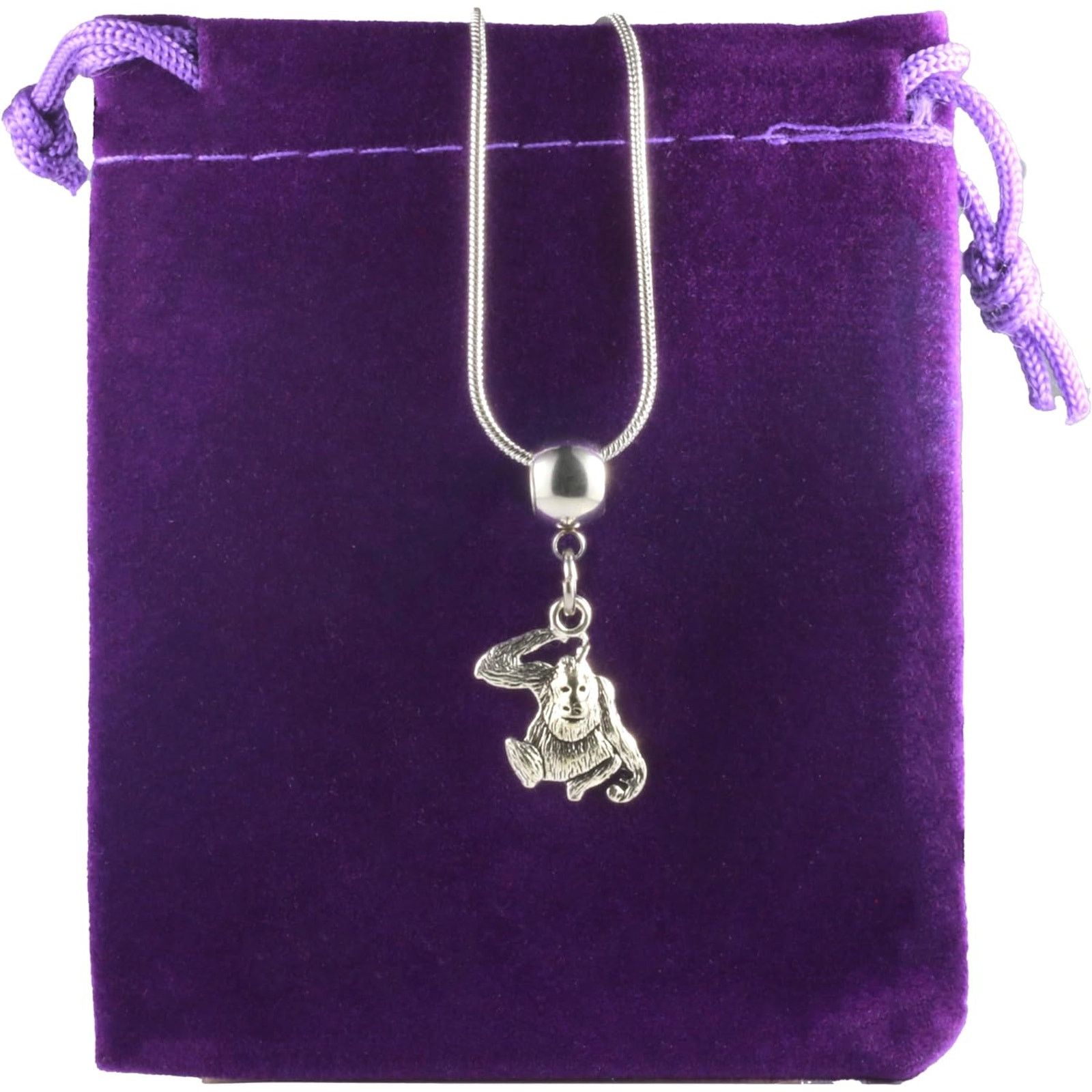 & Other Stories Orangatang Necklace - Funky Monkey Animal Jewelry Size ONE SIZE - 1 Thumbnail
