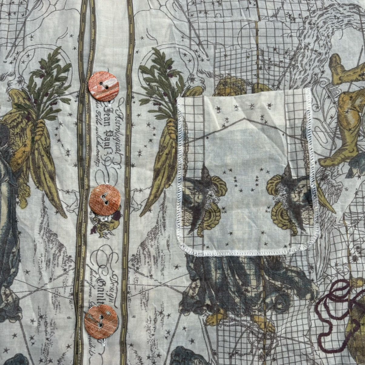 Jean Paul Gaultier Jean Paul Gaultier Astrological SS 1994 Runway Zodiac Shirt Size US M / EU 48-50 / 2 - 5 Thumbnail