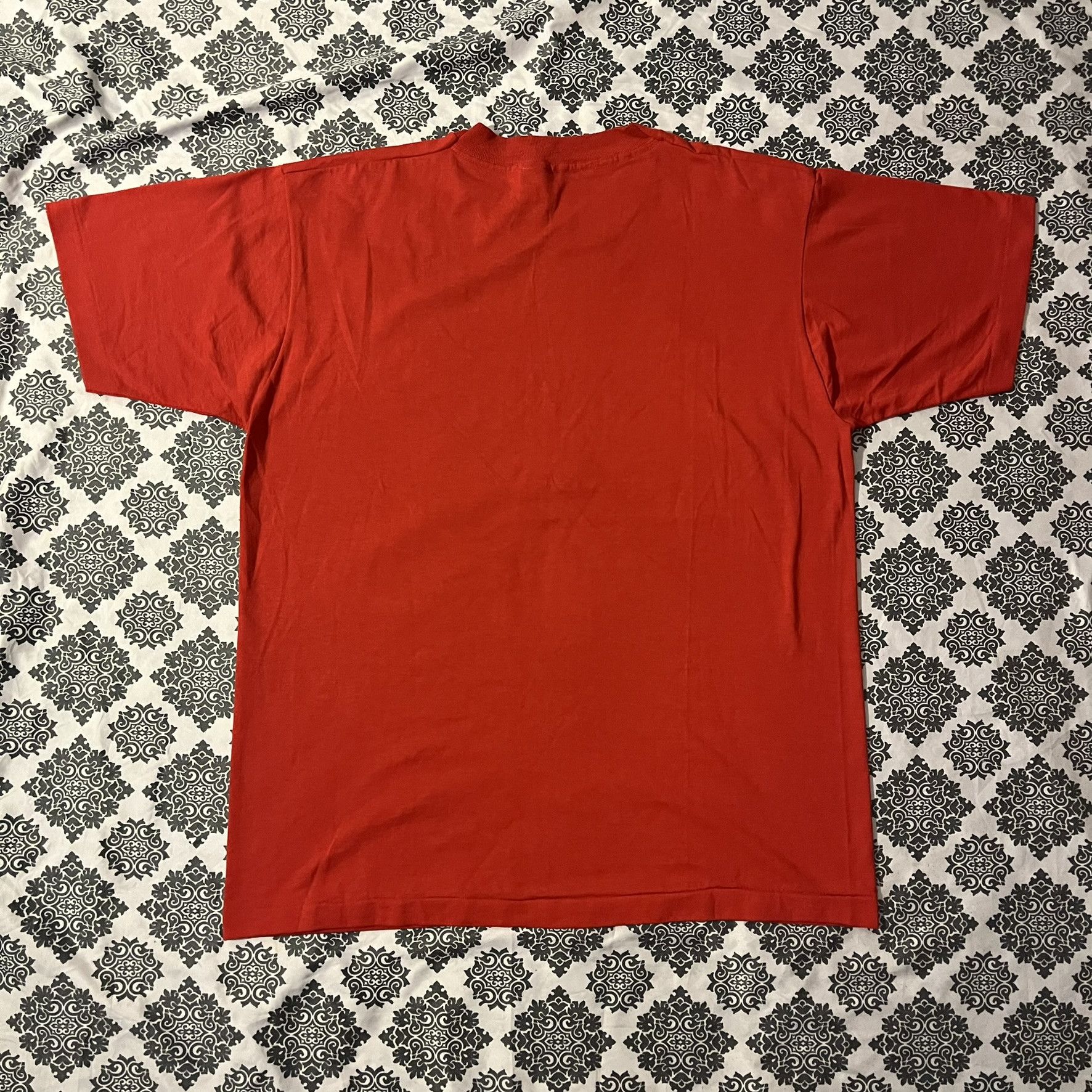 Vintage VTG 80s March of Dimes WalkAmerica Red Single Stitched Tee Size US XL / EU 56 / 4 - 3 Thumbnail