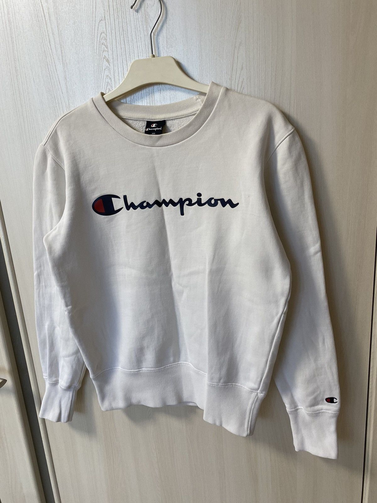 Champion Vintage Champion white sweatshirt crewneck - Size Xs Size US XS / EU 42 / 0 - 2 Thumbnail