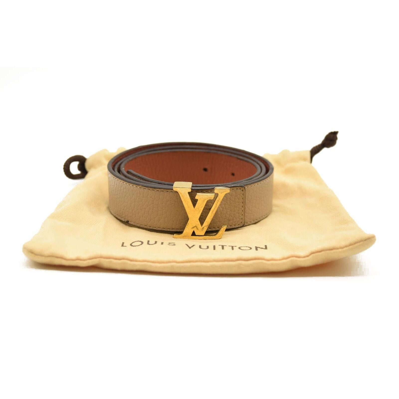 Louis Vuitton LOUIS VUITTON Calfskin Monogram 30mm LV Reversible Belt Size ONE SIZE - 2 Thumbnail
