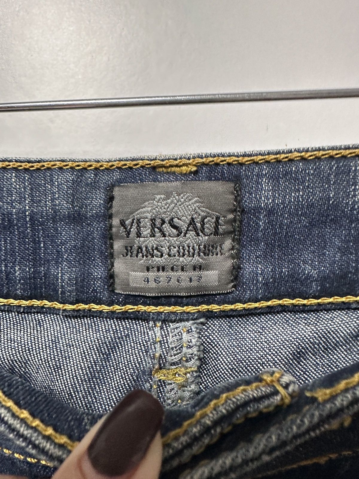Versace VERSACE jeans with rhinestones denim Size 28" / US 6 / IT 42 - 6 Thumbnail