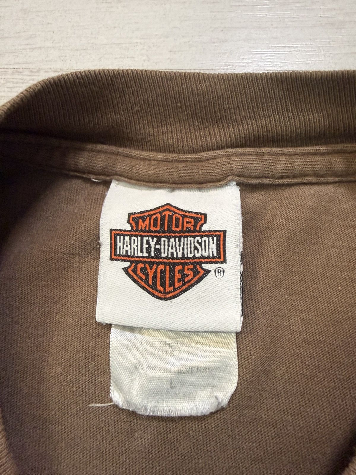 Harley Davidson 2006 Harley Davidson Wanted Poster Greenville NC Cropped Tee Size US L / EU 52-54 / 3 - 9 Thumbnail