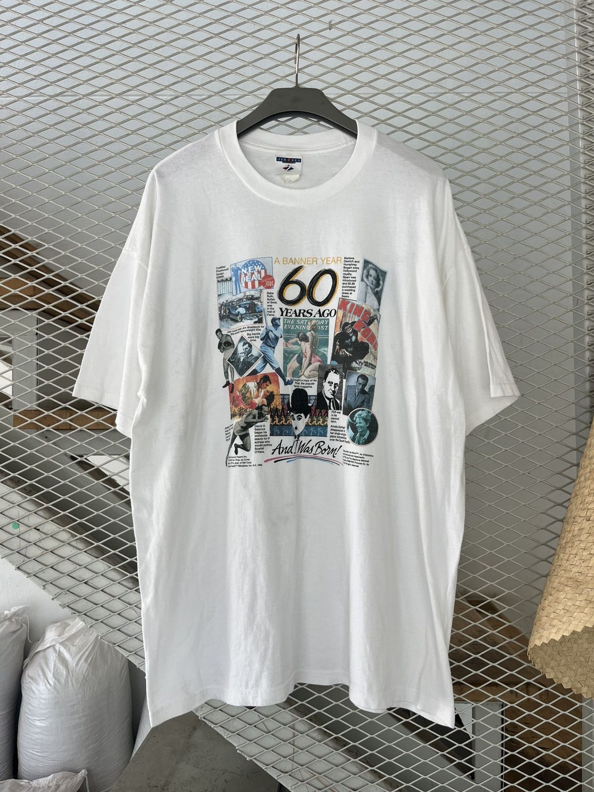 Vintage Vintage ABANNER YEAR 60’s Ago History 1996’s Tshirt Size US XL / EU 56 / 4 - 2 Thumbnail